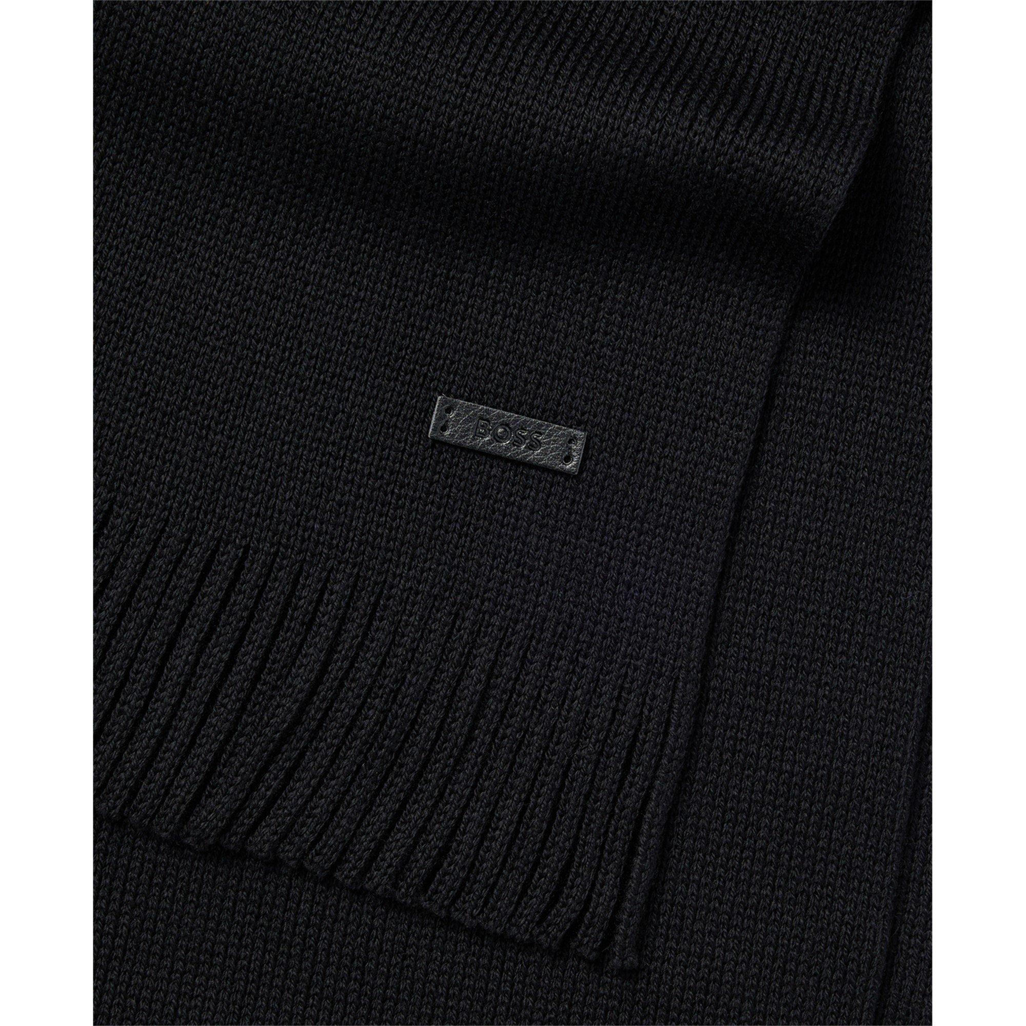 Black - Boss - Men's Albas Midweight Scarf - 2
