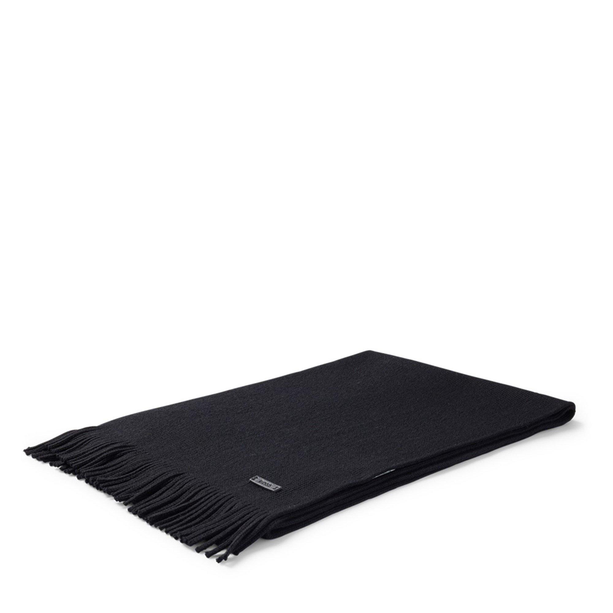 Black - Boss - Men's Albas Midweight Scarf - 6