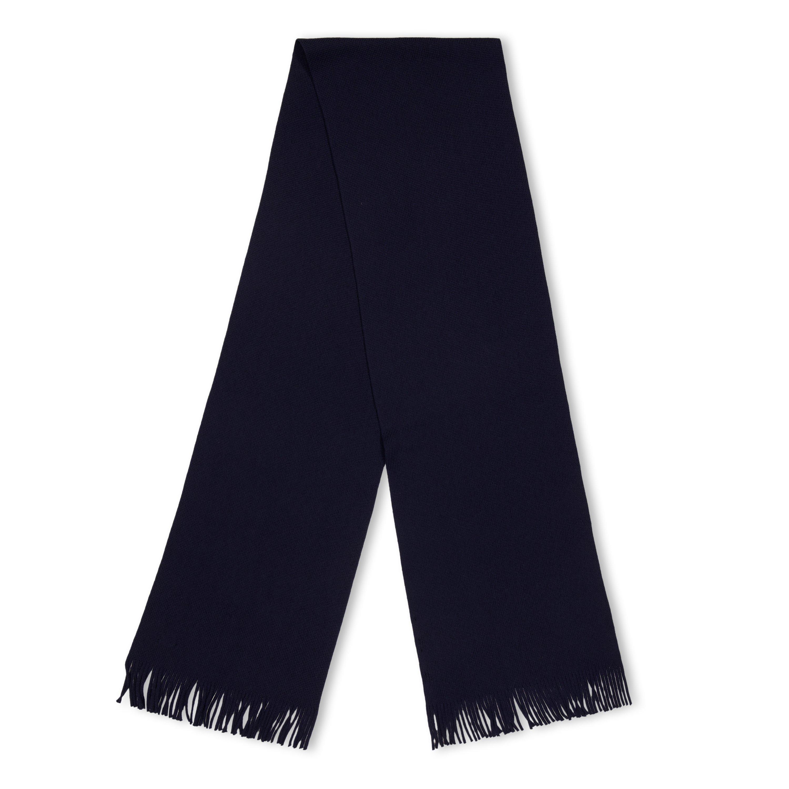 Boss Men's Albas Midweight Scarf - Dark Blue