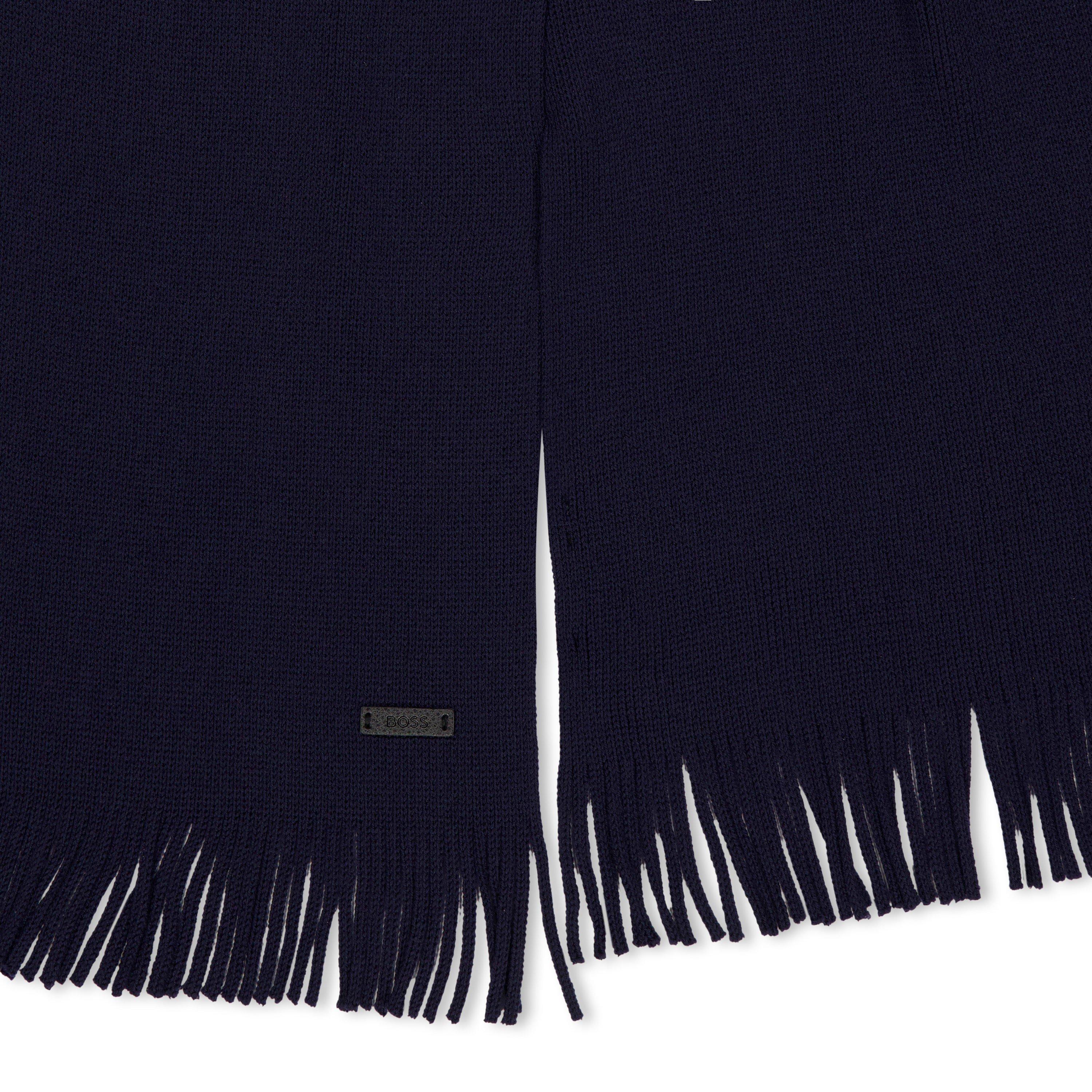 Dark Blue - Boss - Men's Albas Midweight Scarf - 2