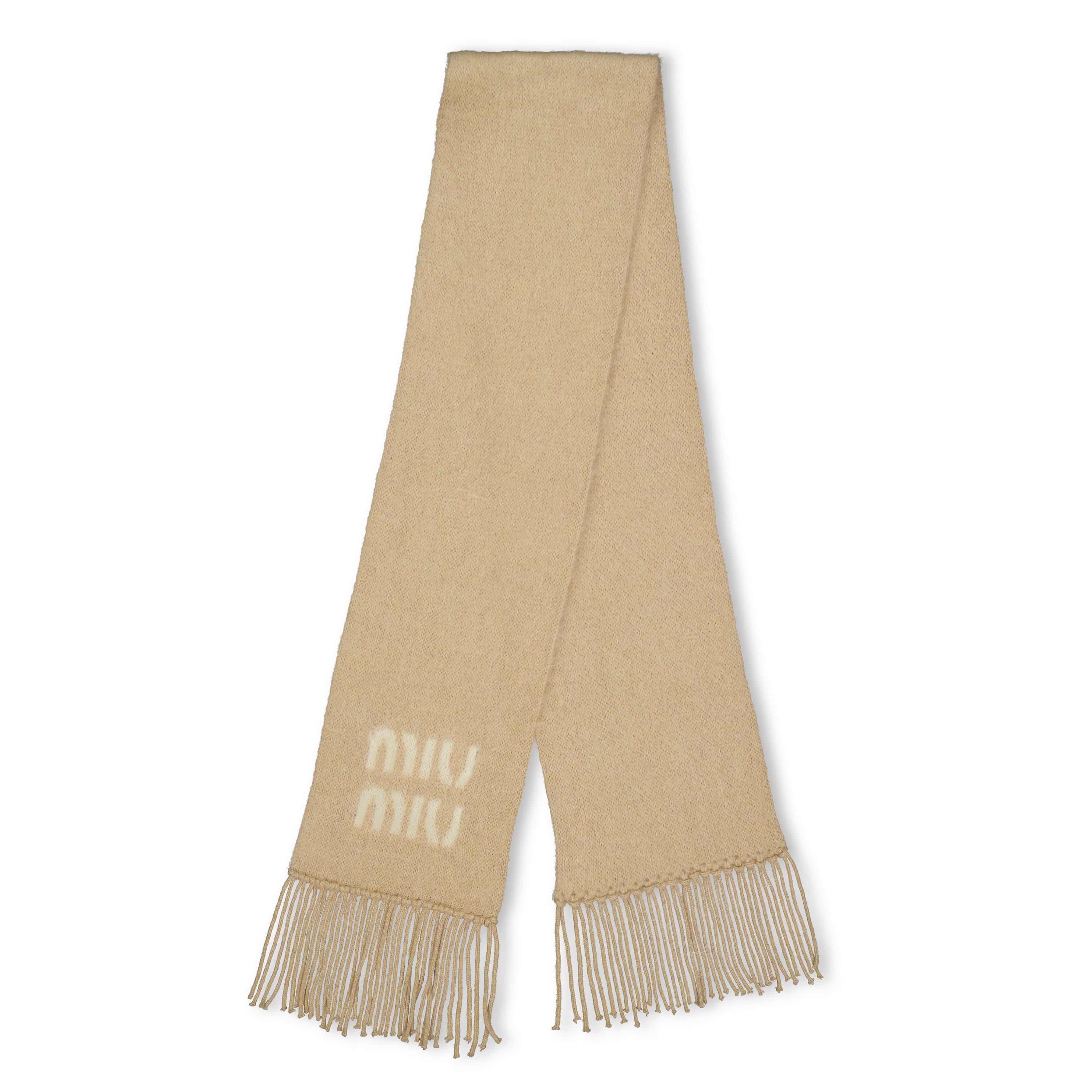 Naturale - Miu Miu - Miu Mohair Scarf Ld64 - 1