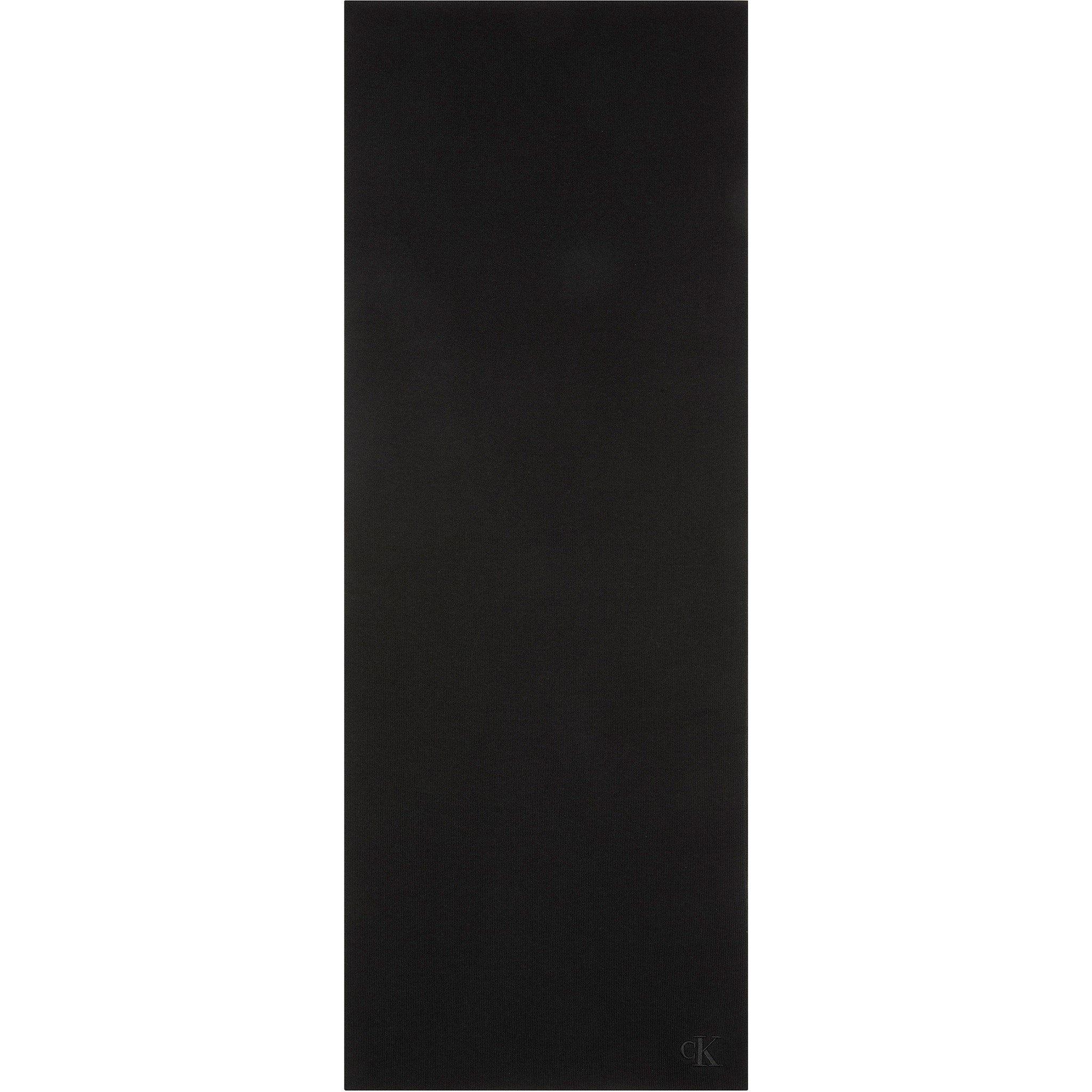 Calvin Klein Women's Ck Rib Midweight Scarf - Black