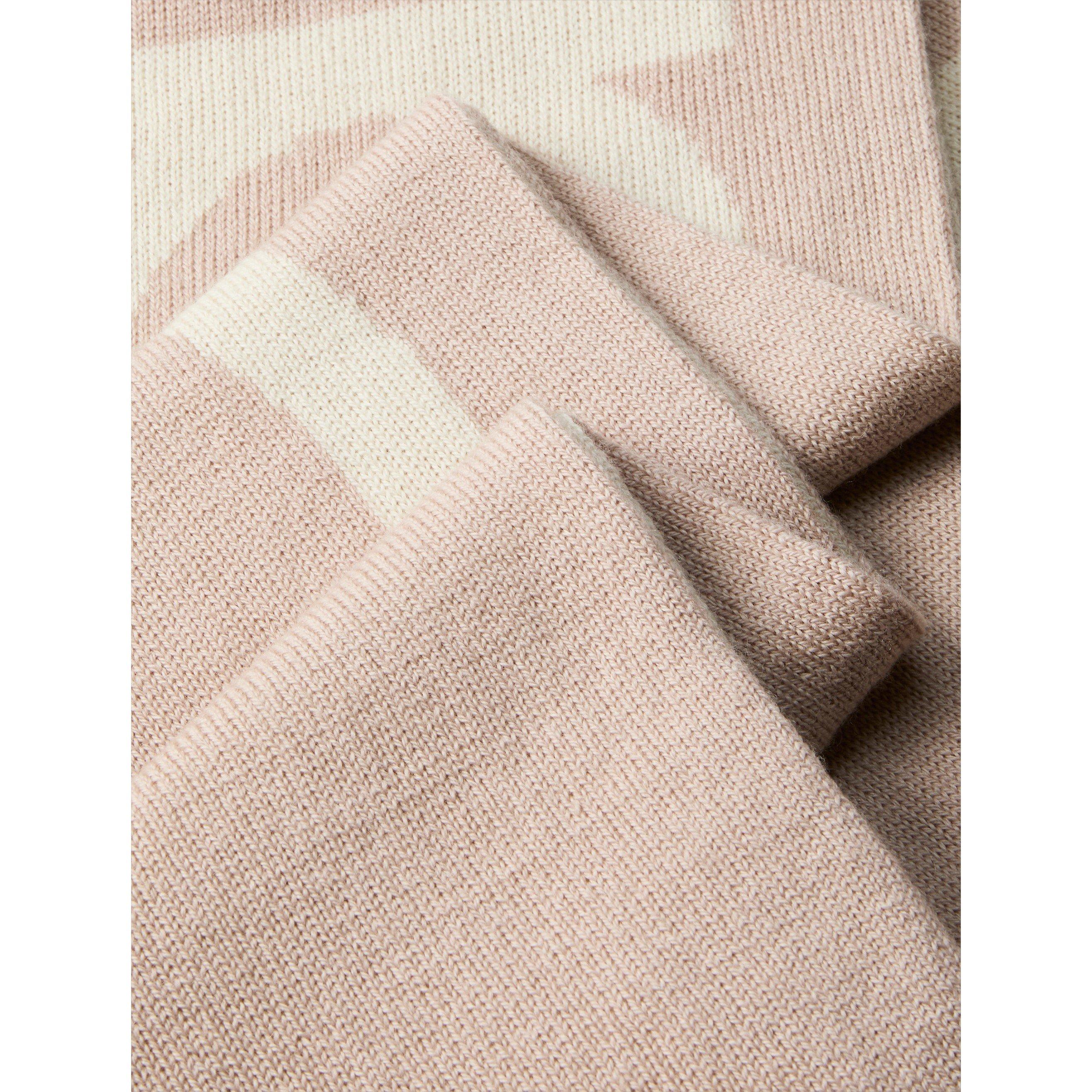 Beige - Calvin Klein - Women's Logo Midweight Scarf - 3