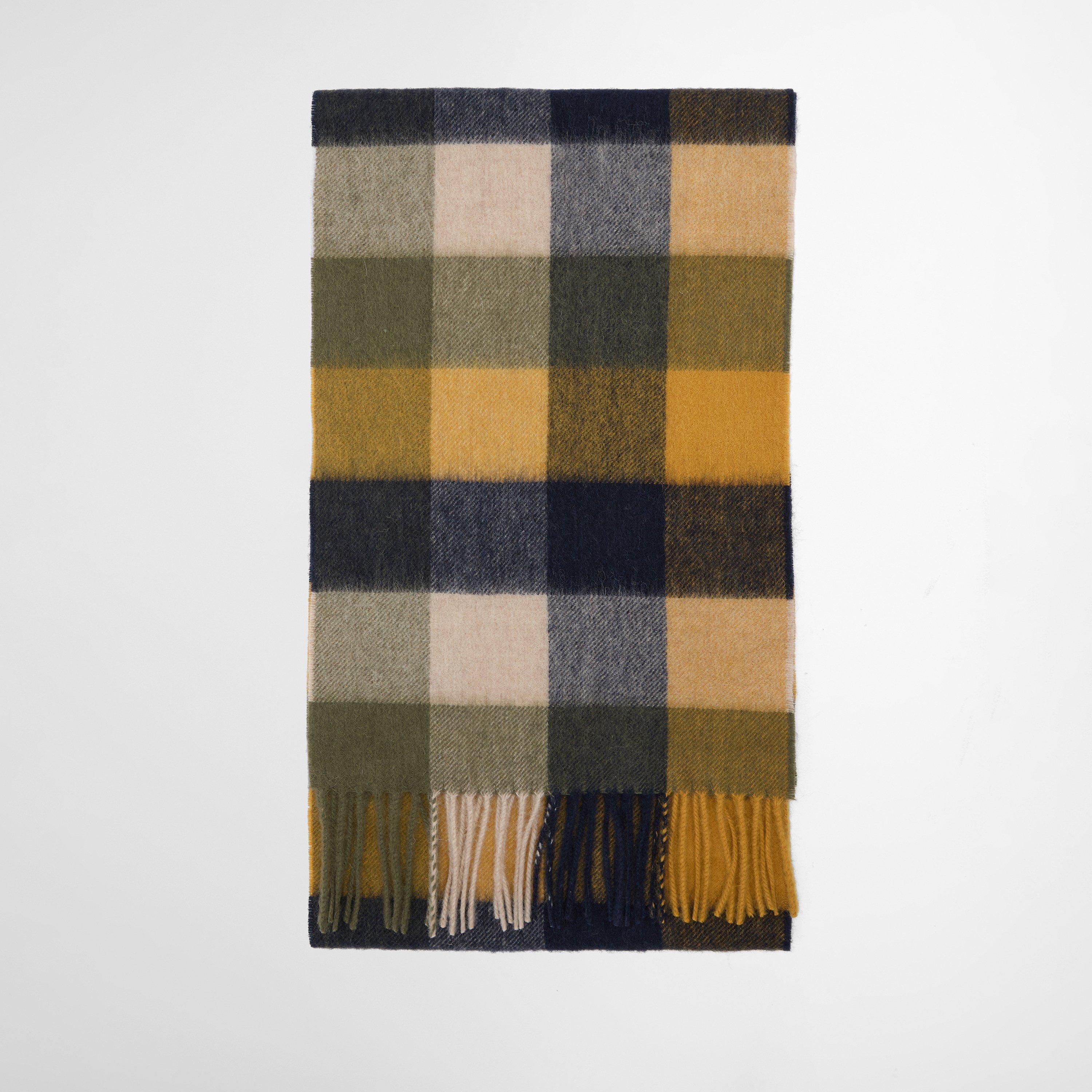Forest Mist - Barbour - Large Tattersall Scarf - 3