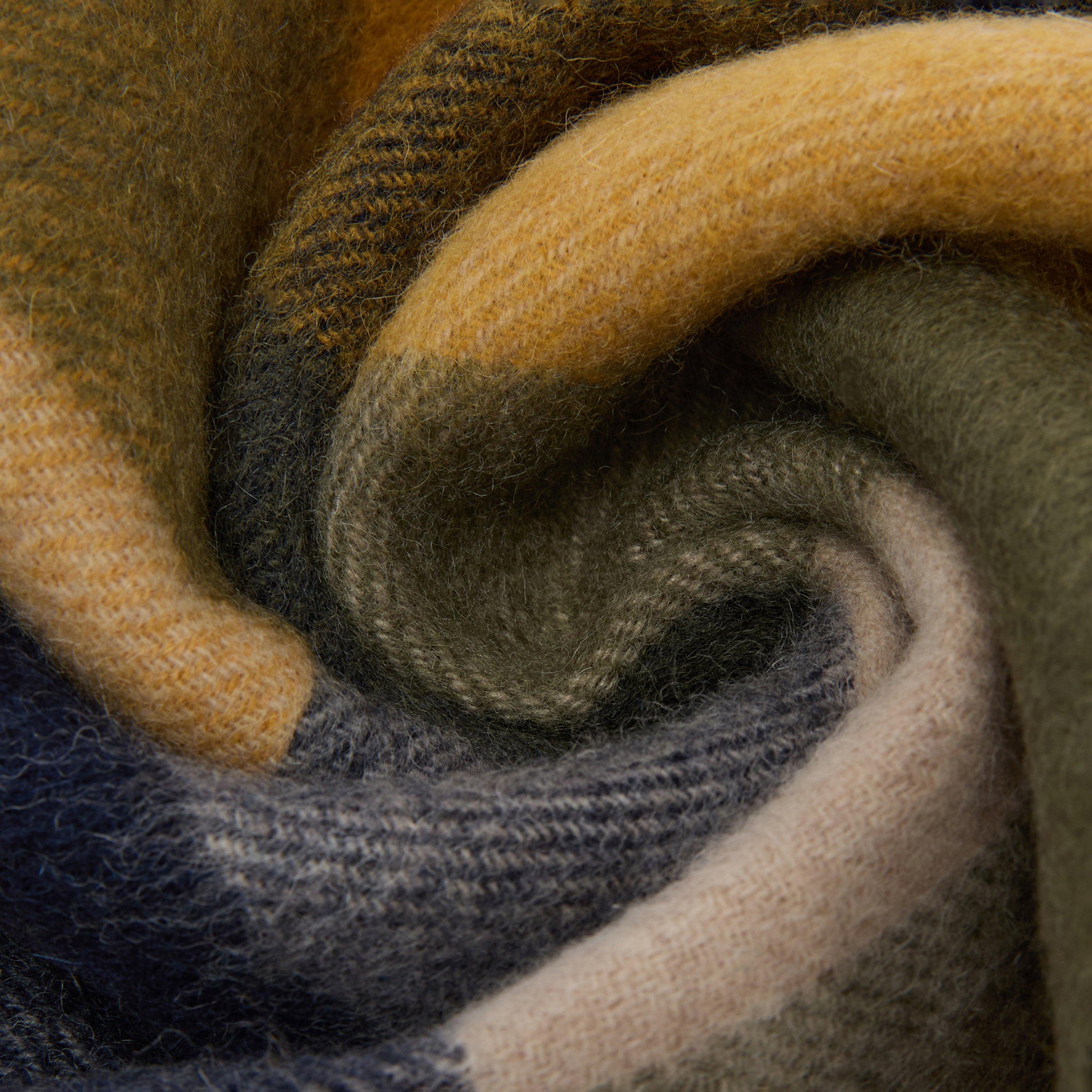 Forest Mist - Barbour - Large Tattersall Scarf - 6