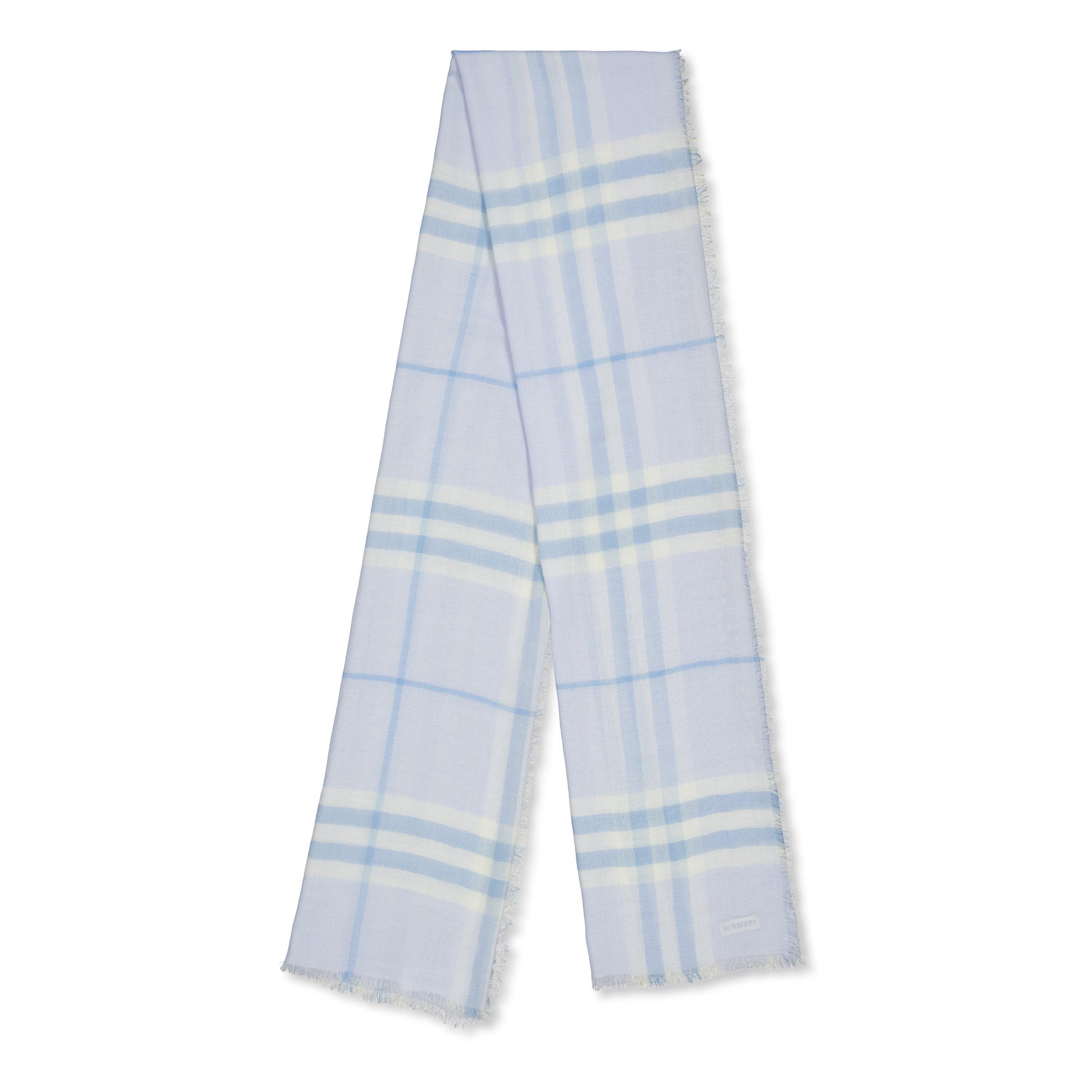 Burberry Women's Midweight Scarf - Cirrus Blue