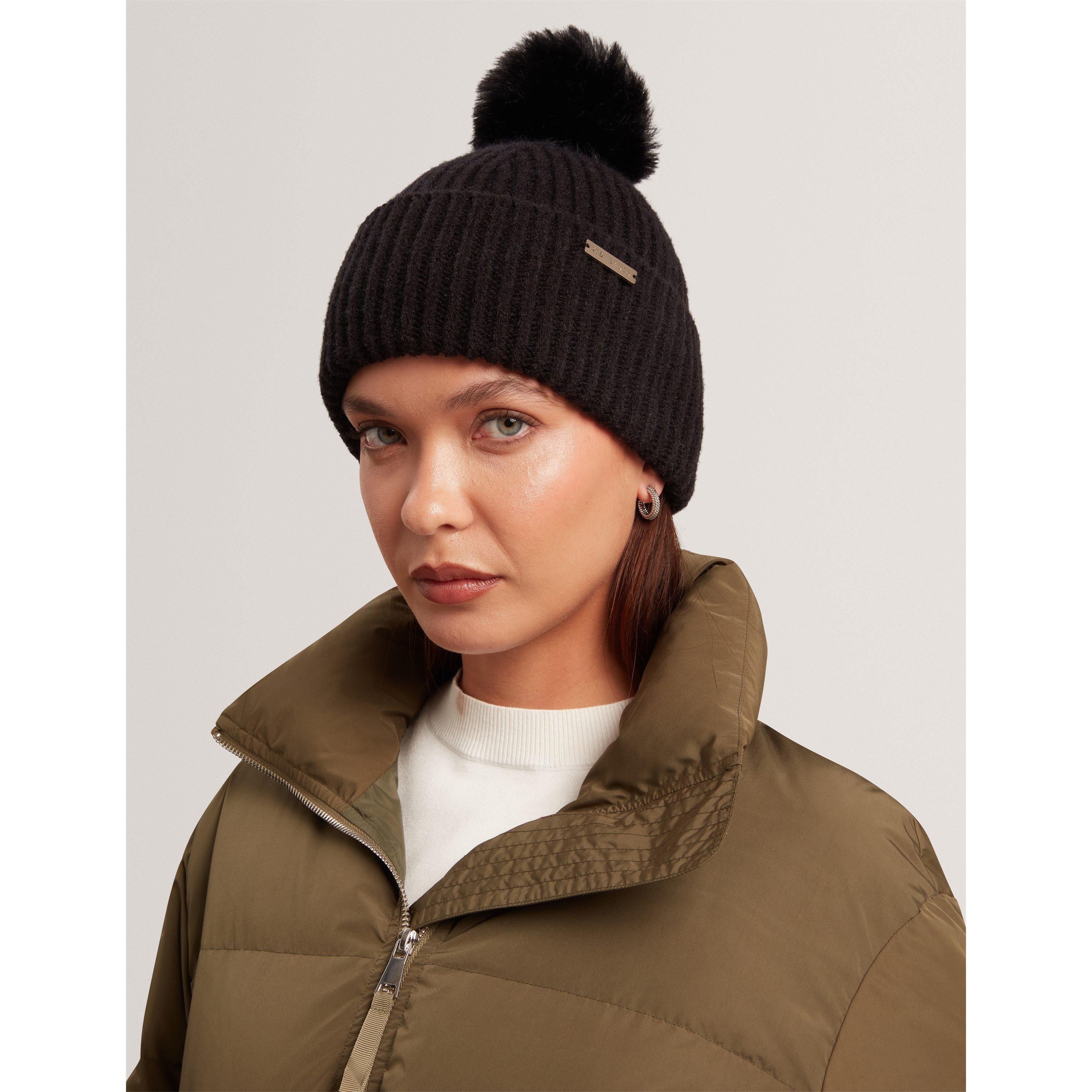 Black - Ted Baker - Ted Bobble Hat - 2