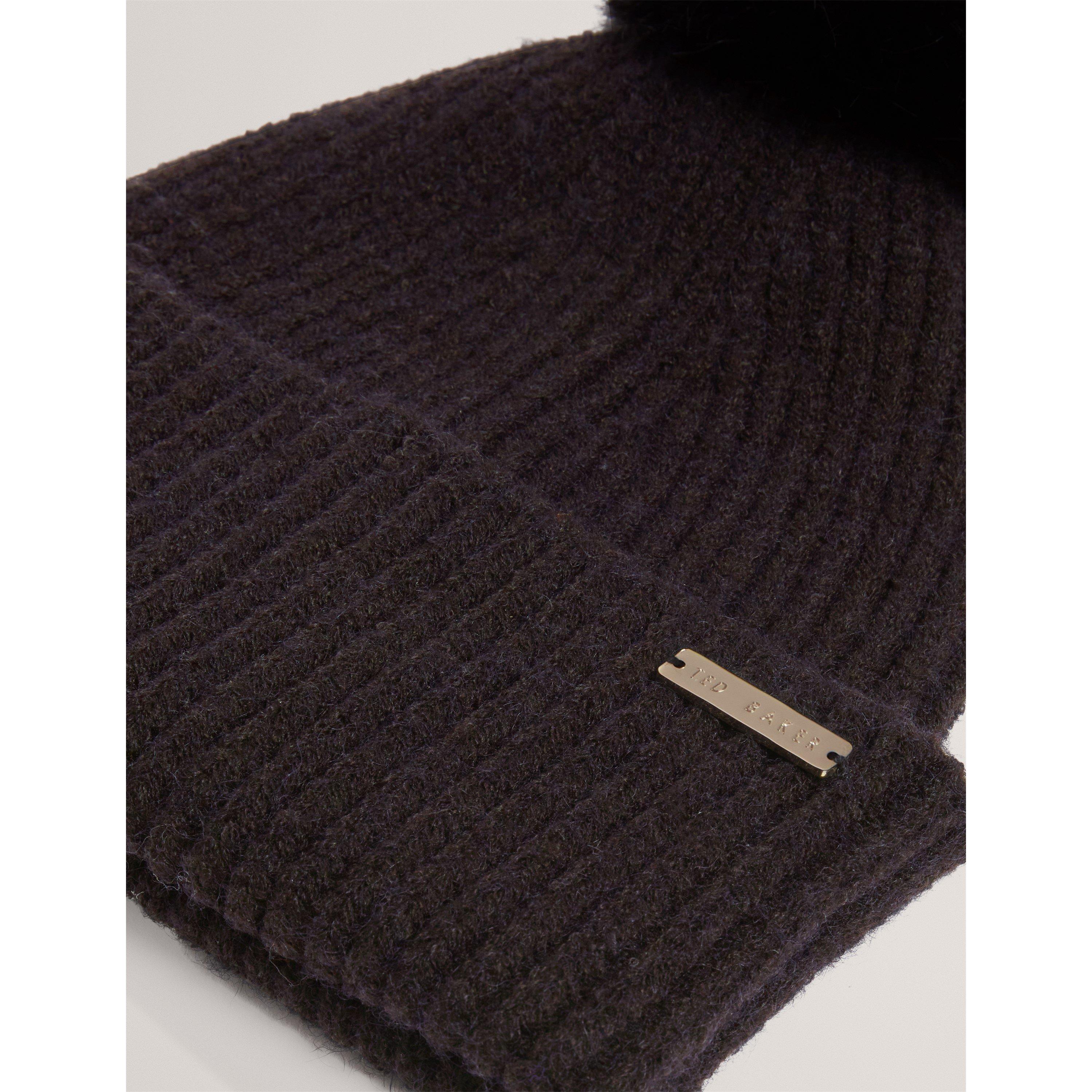 Black - Ted Baker - Ted Bobble Hat - 4