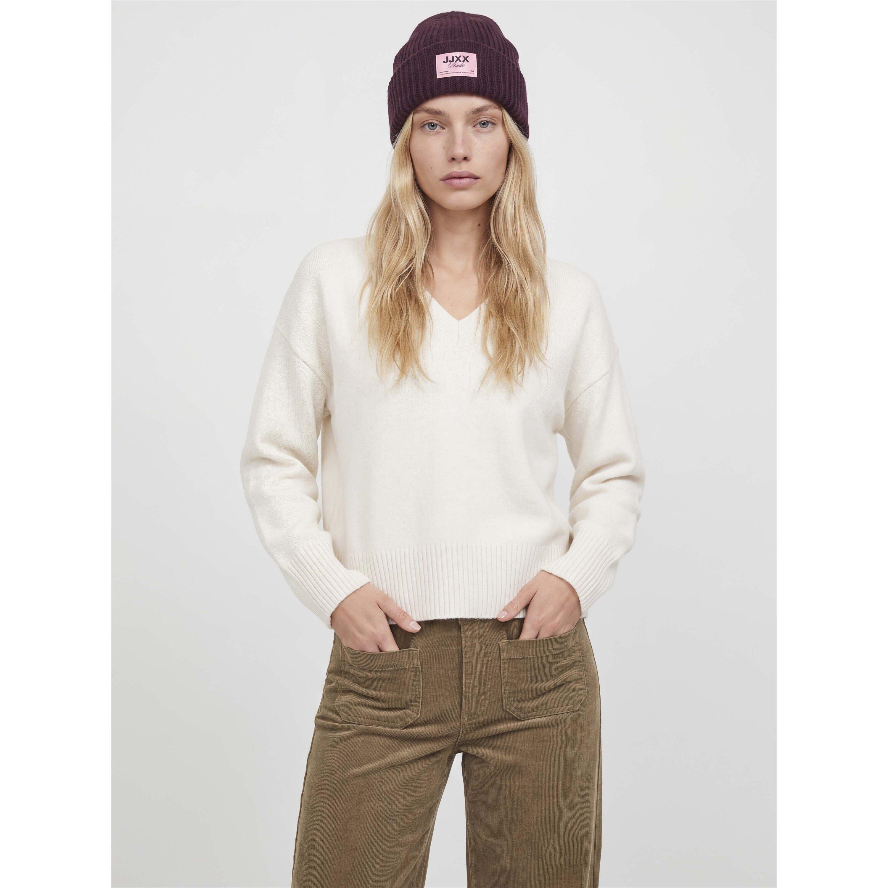 Vinrødt - JJXX - JJXX Elia Knt Beanie Ld64 - 1