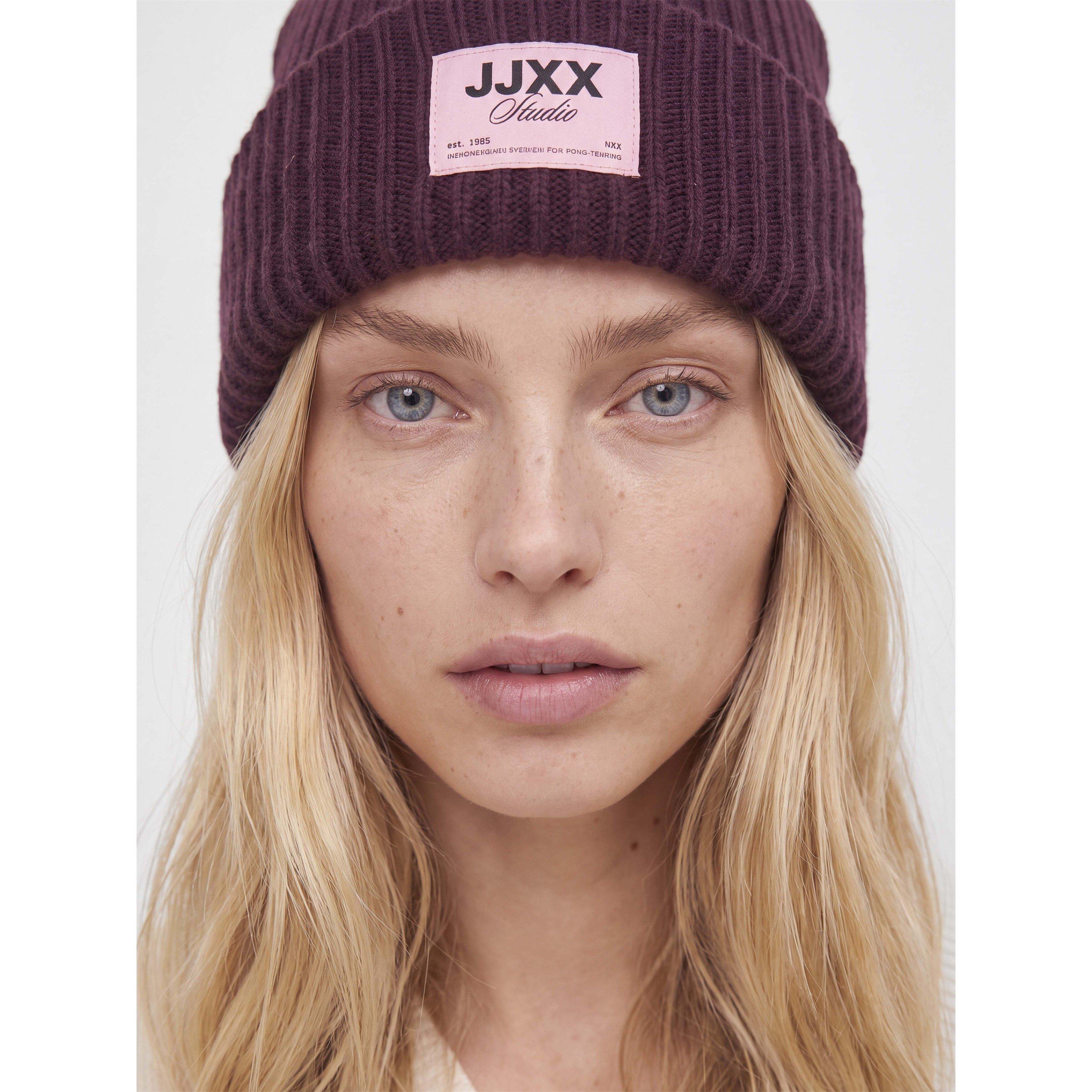 Vinrødt - JJXX - JJXX Elia Knt Beanie Ld64 - 2