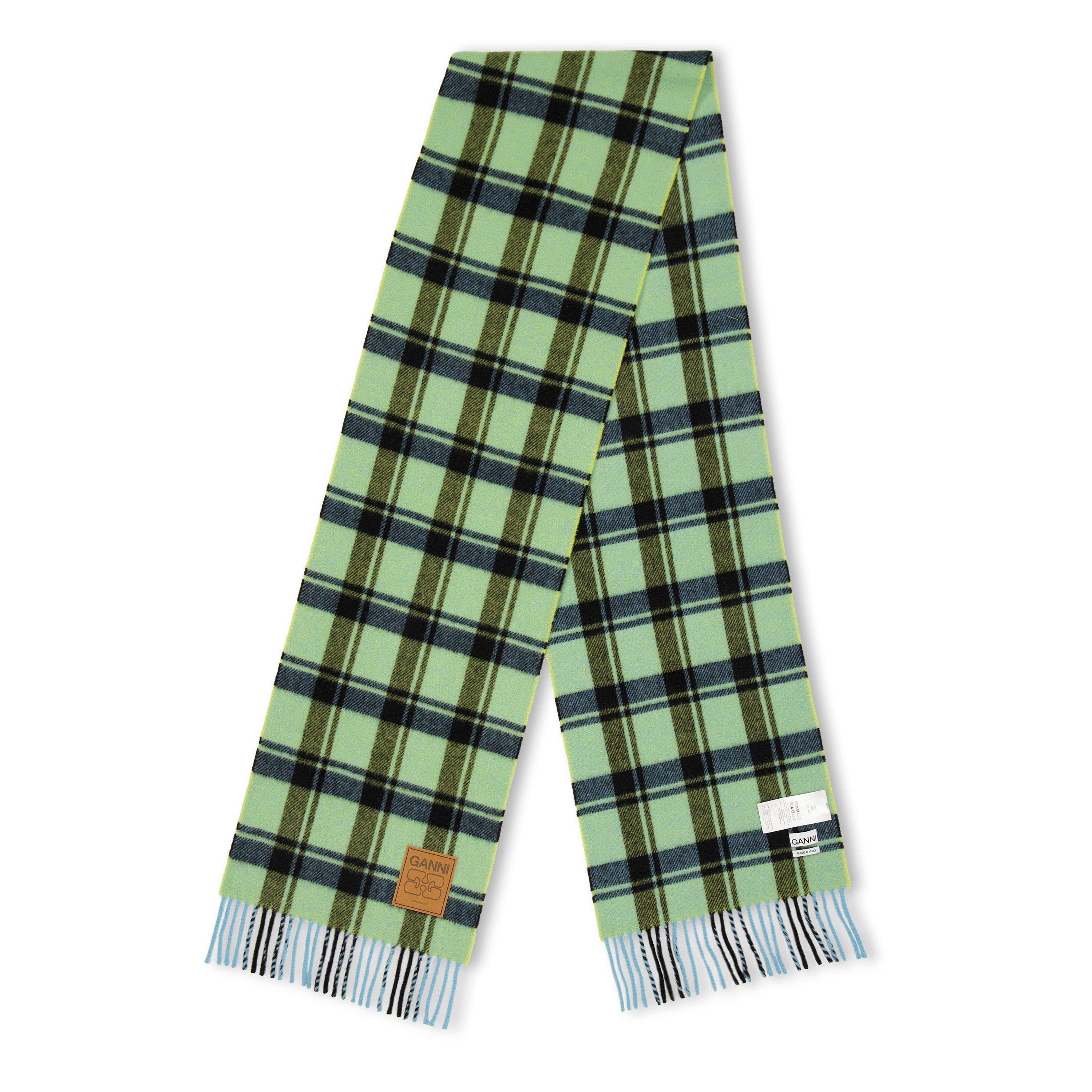 Yellow Pear - Ganni - Ganni Dble Wool Chec Ld62 - 1