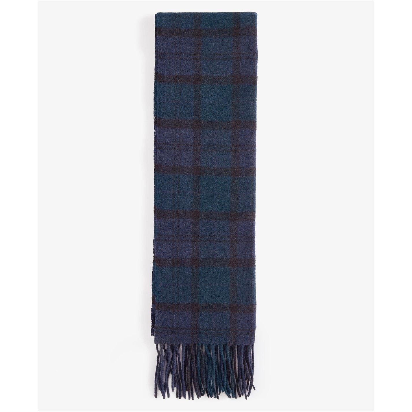 Black/Nvy NY91 - Barbour - Tartan Lambswool Scarf - 2
