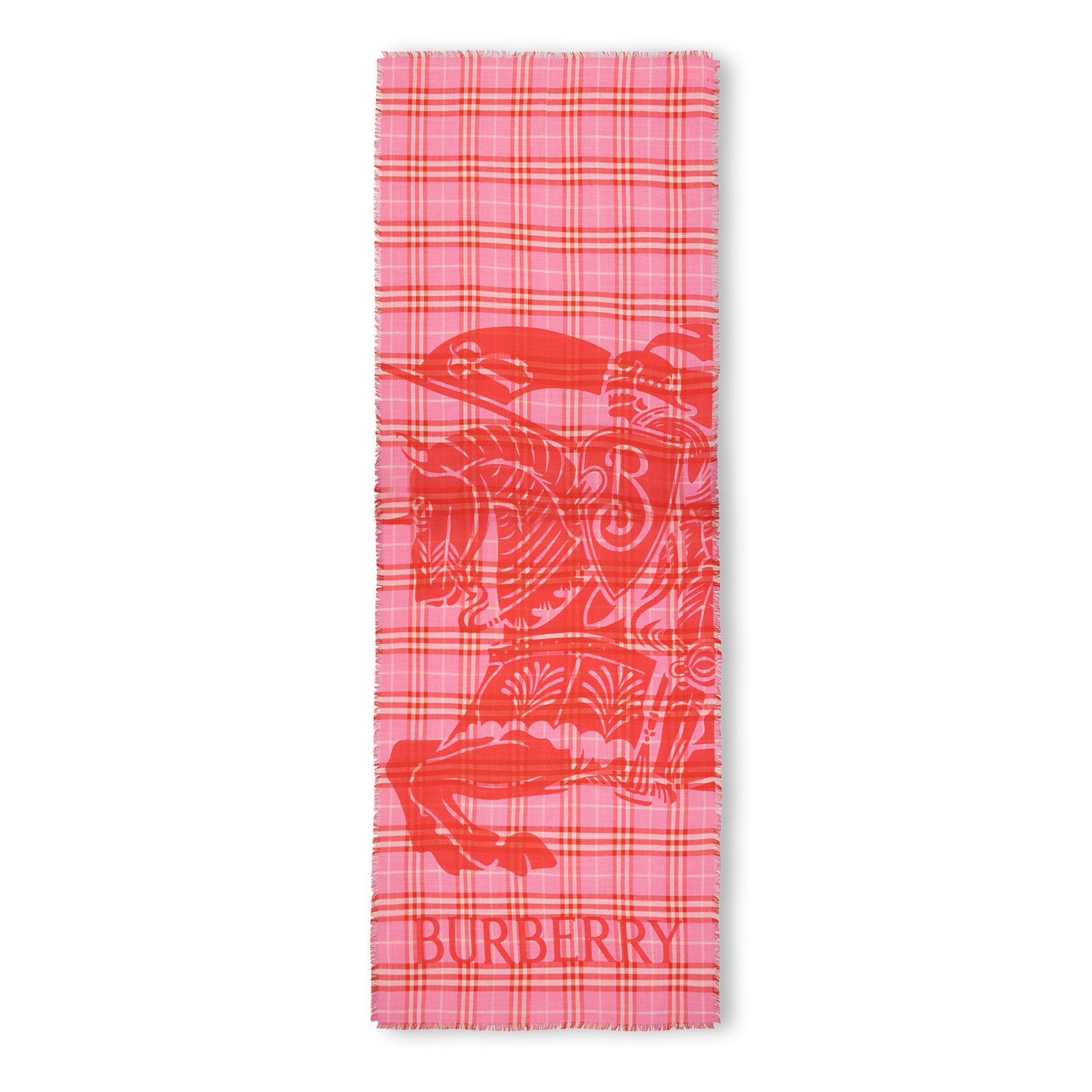 Glaze Pink - Burberry - Burb Gauze Scarf Ld63 - 1