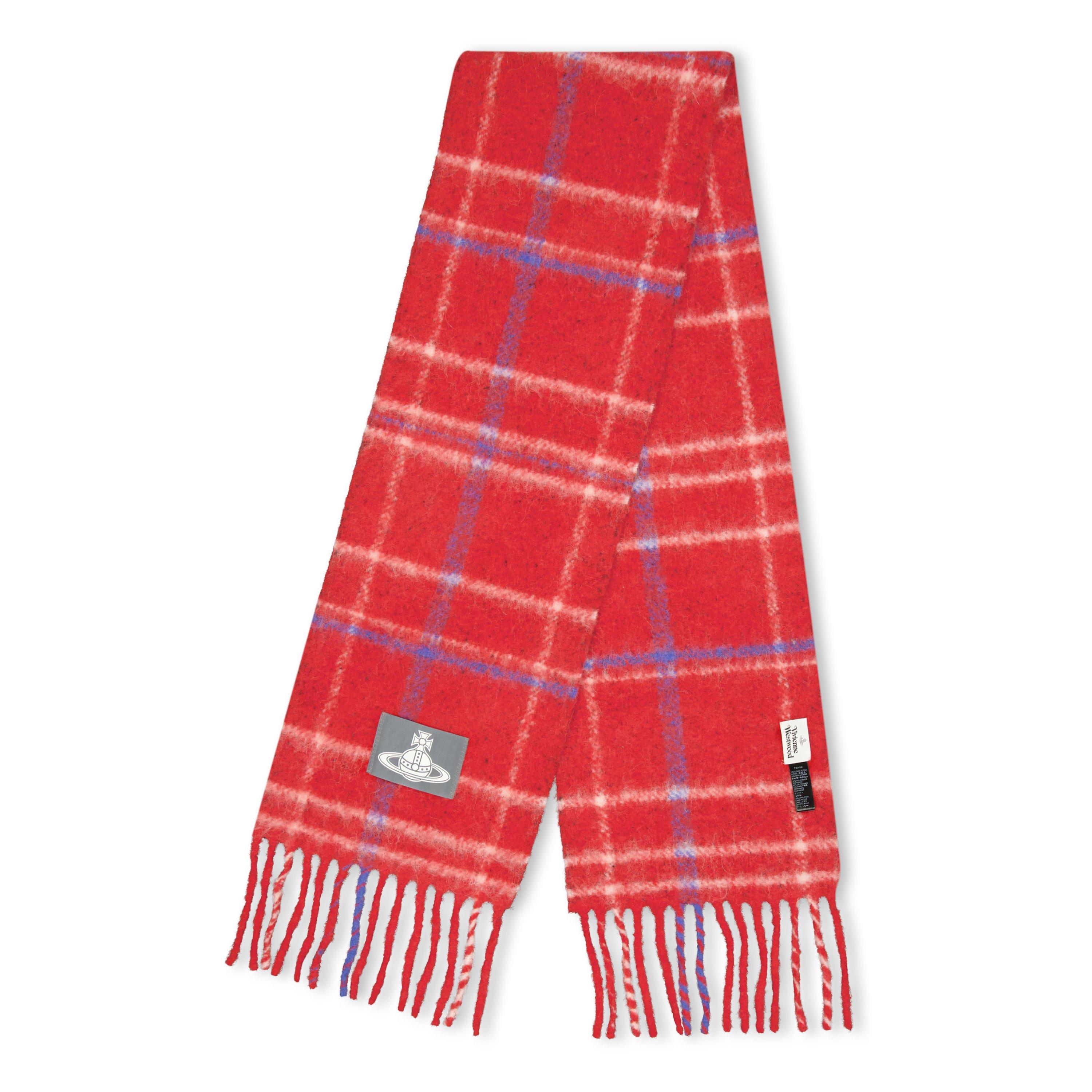 RED - Vivienne Westwood - Viv Tartan Scarf Ld64 - 1