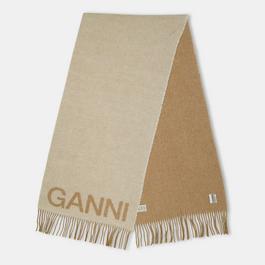 Ganni Ganni Fringed Scarf Ld99