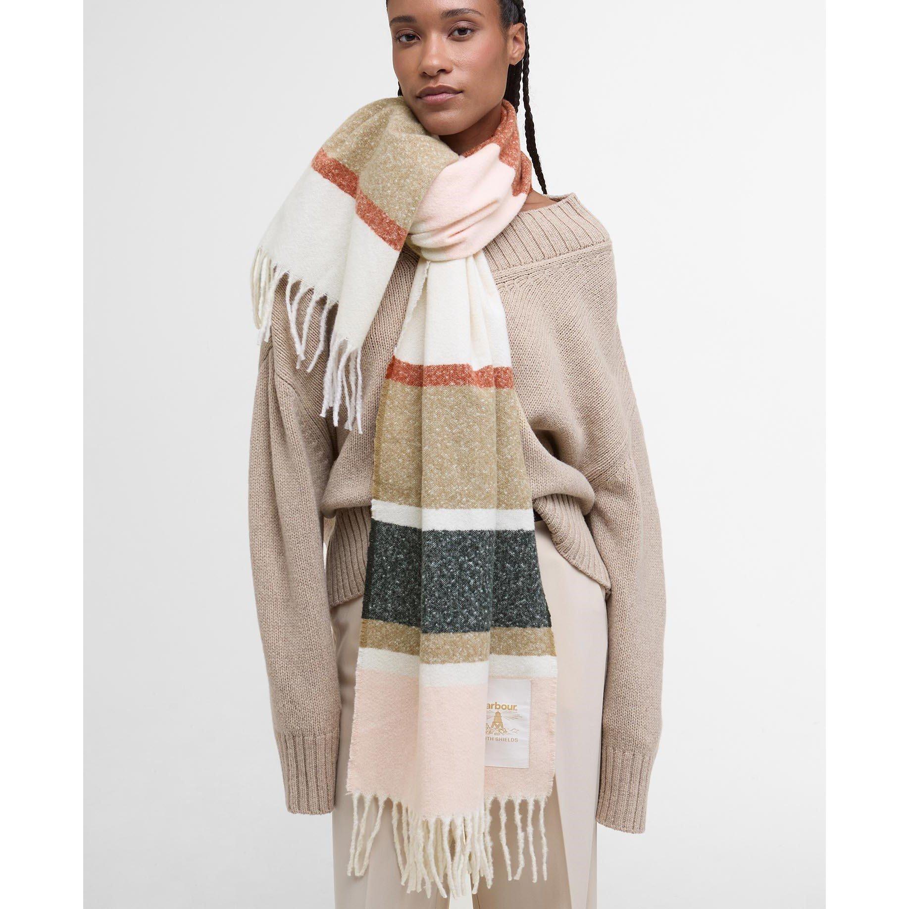 Multi - Barbour - Paige Striped Scarf - 3