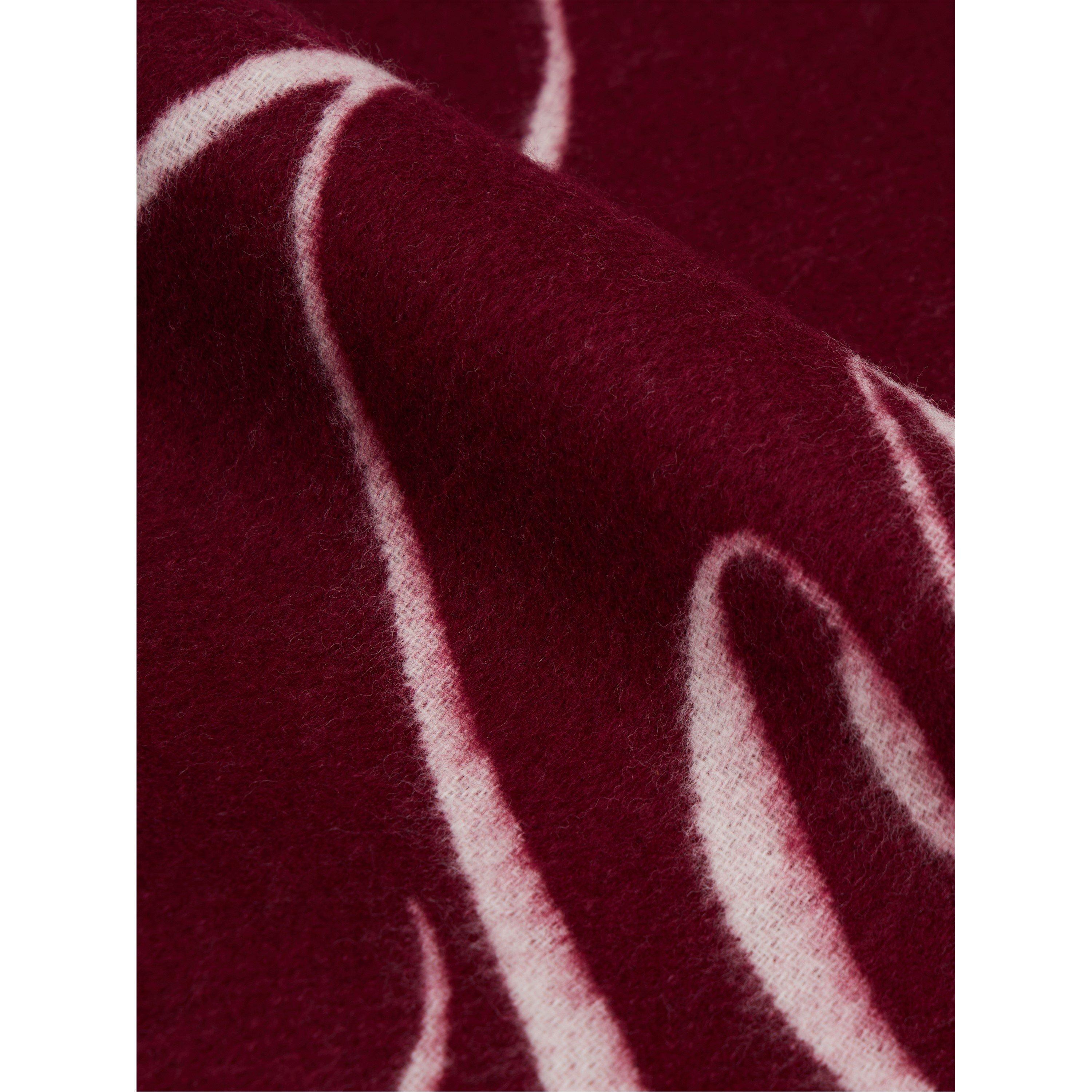 Deep Rouge - Tommy Hilfiger - Women's Logo Midweight Scarf - 4