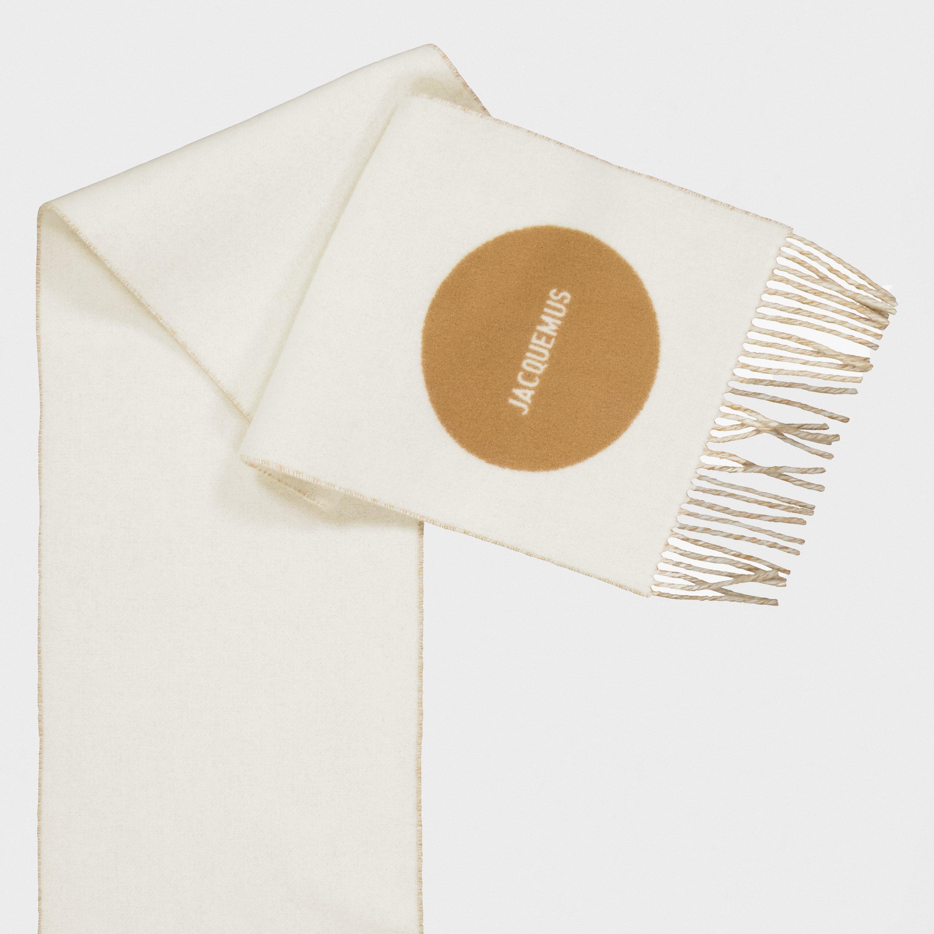 Multi Beige - Jacquemus - Women's Jacquard Midweight Scarf - 3