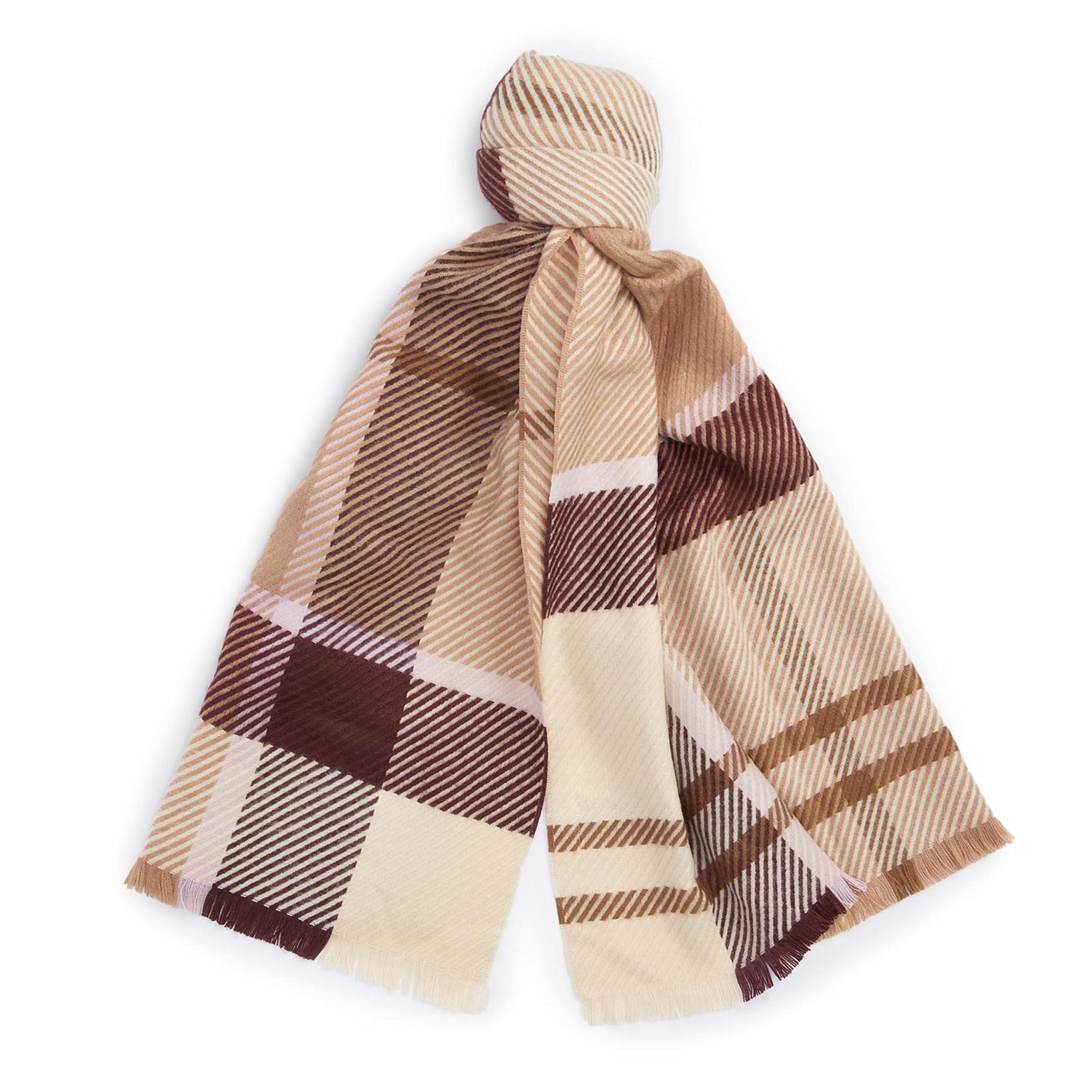Barbour Women's Blair Tartan Scarf - Muted Cabernet