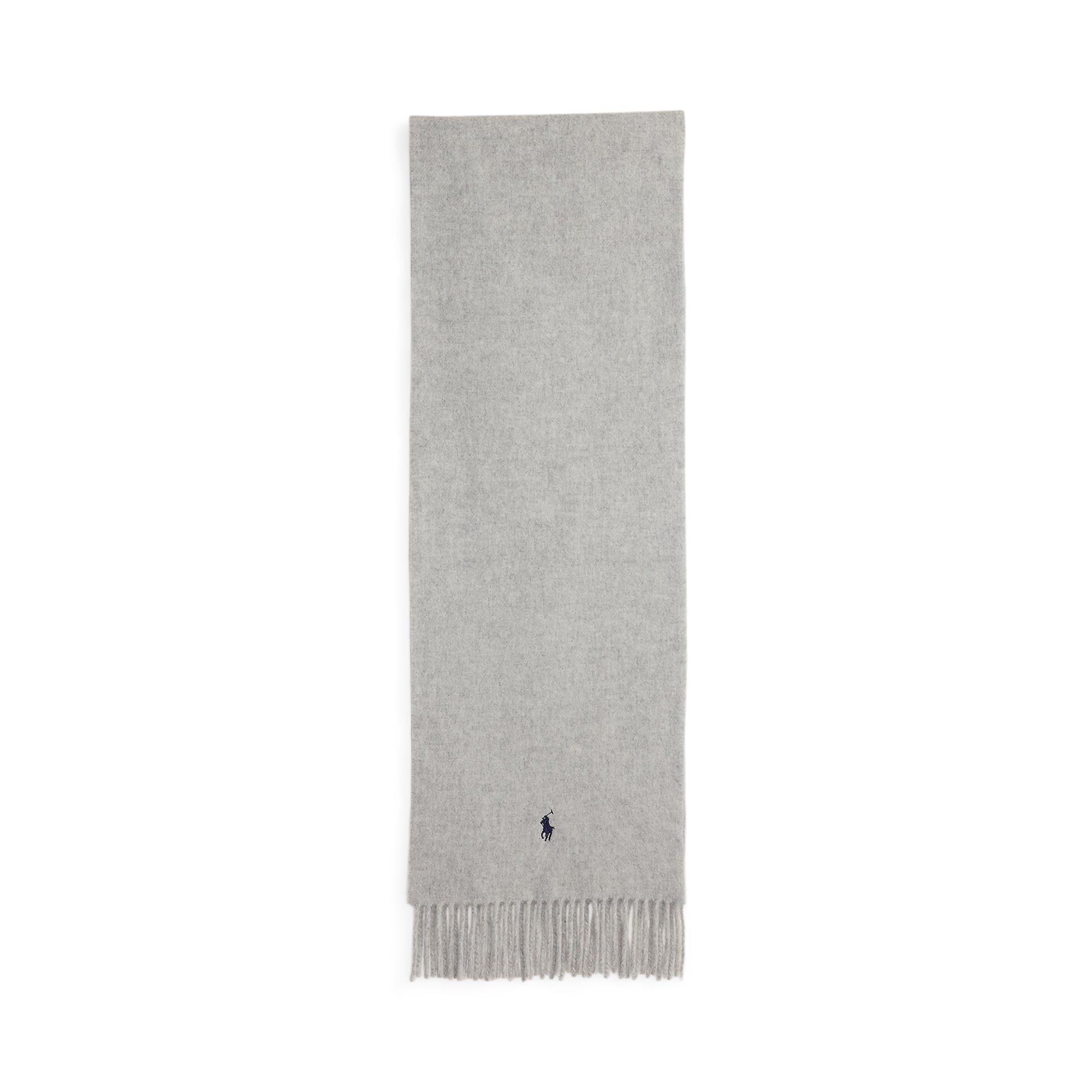 GREY - Polo Ralph Lauren - Women's Wool Midweight Scarf - 2