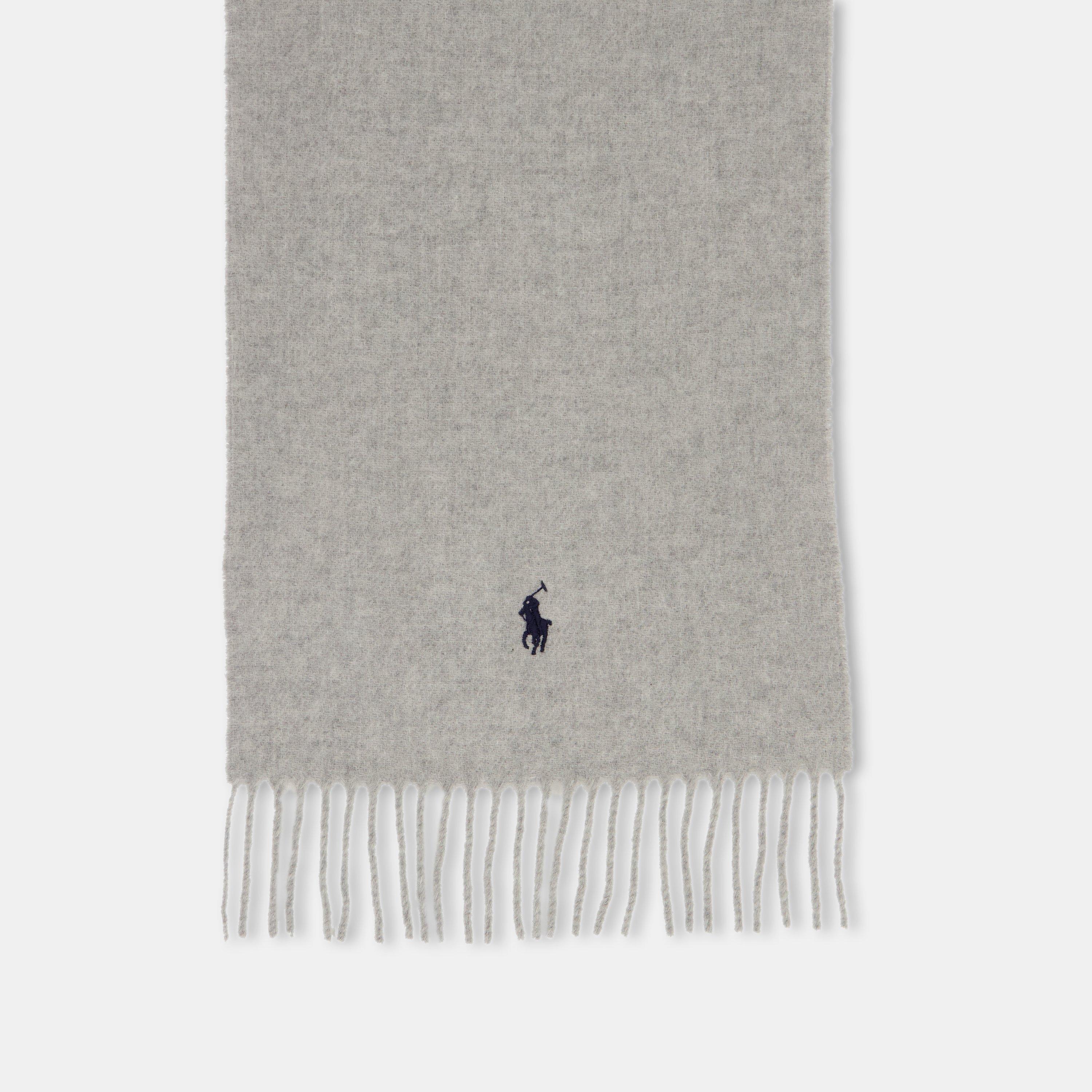 GREY - Polo Ralph Lauren - Women's Wool Midweight Scarf - 2