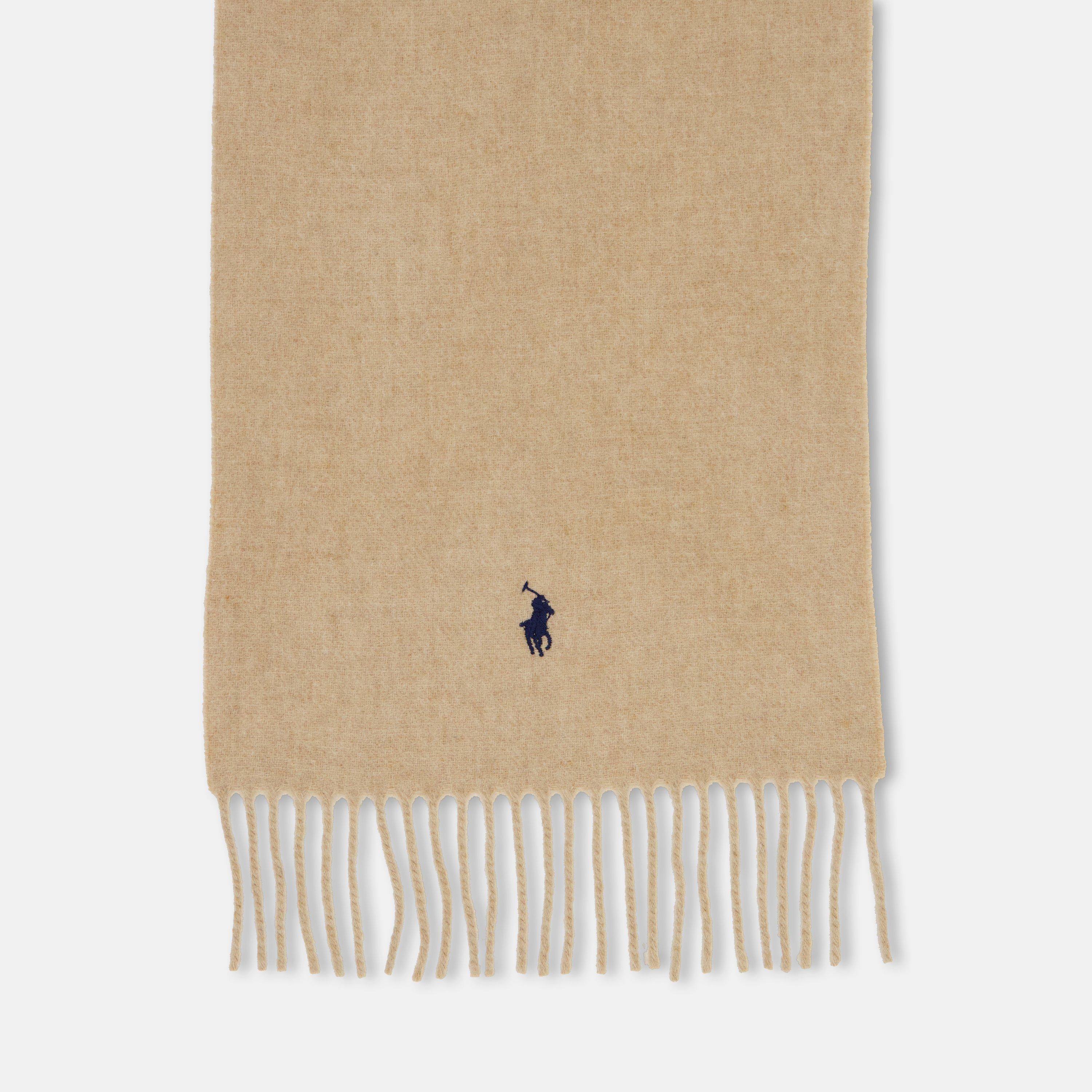 BEIGE - Polo Ralph Lauren - Women's Wool Midweight Scarf - 2