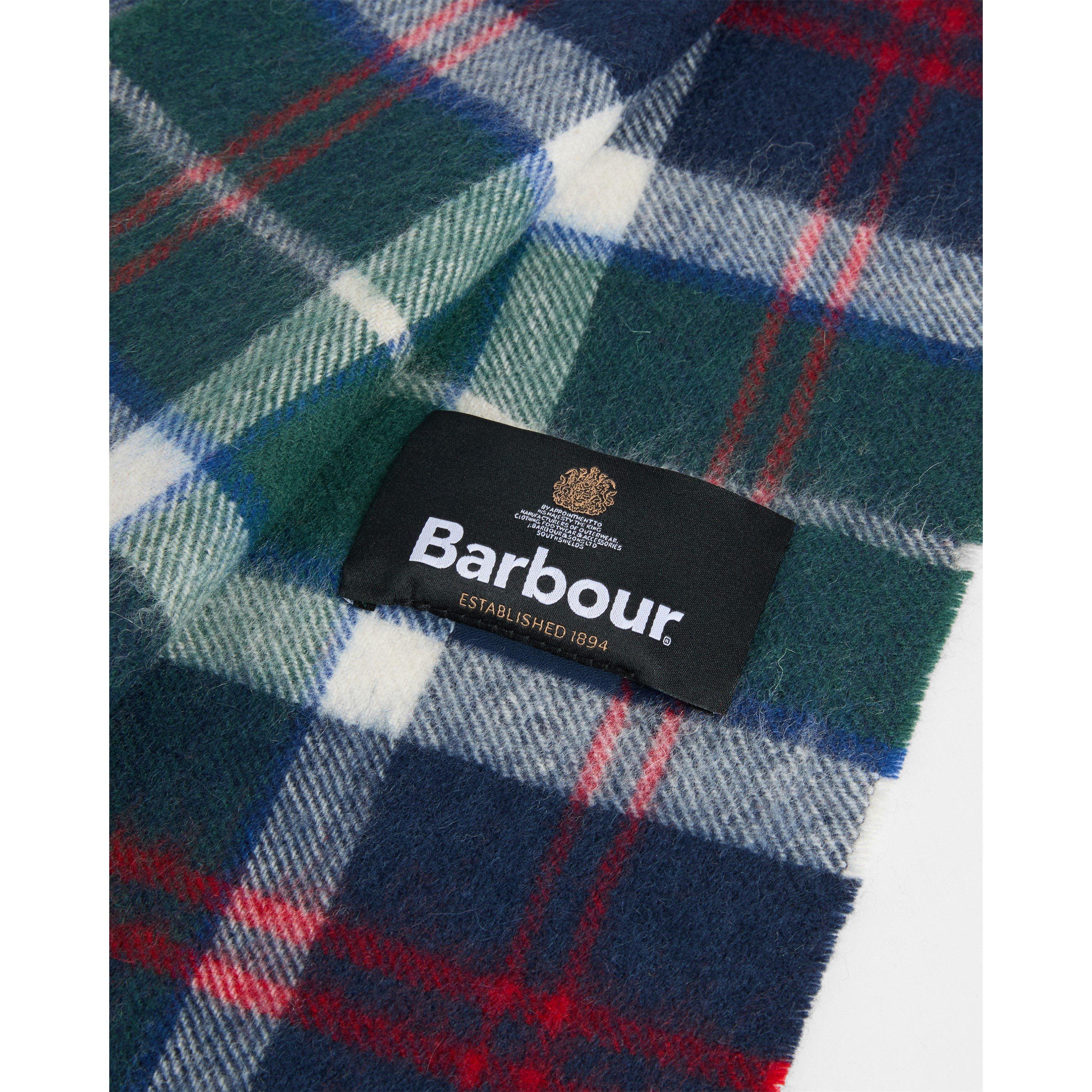 Evergreen Tartn - Barbour - Tartan Wool / Cashmere Scarf - 2