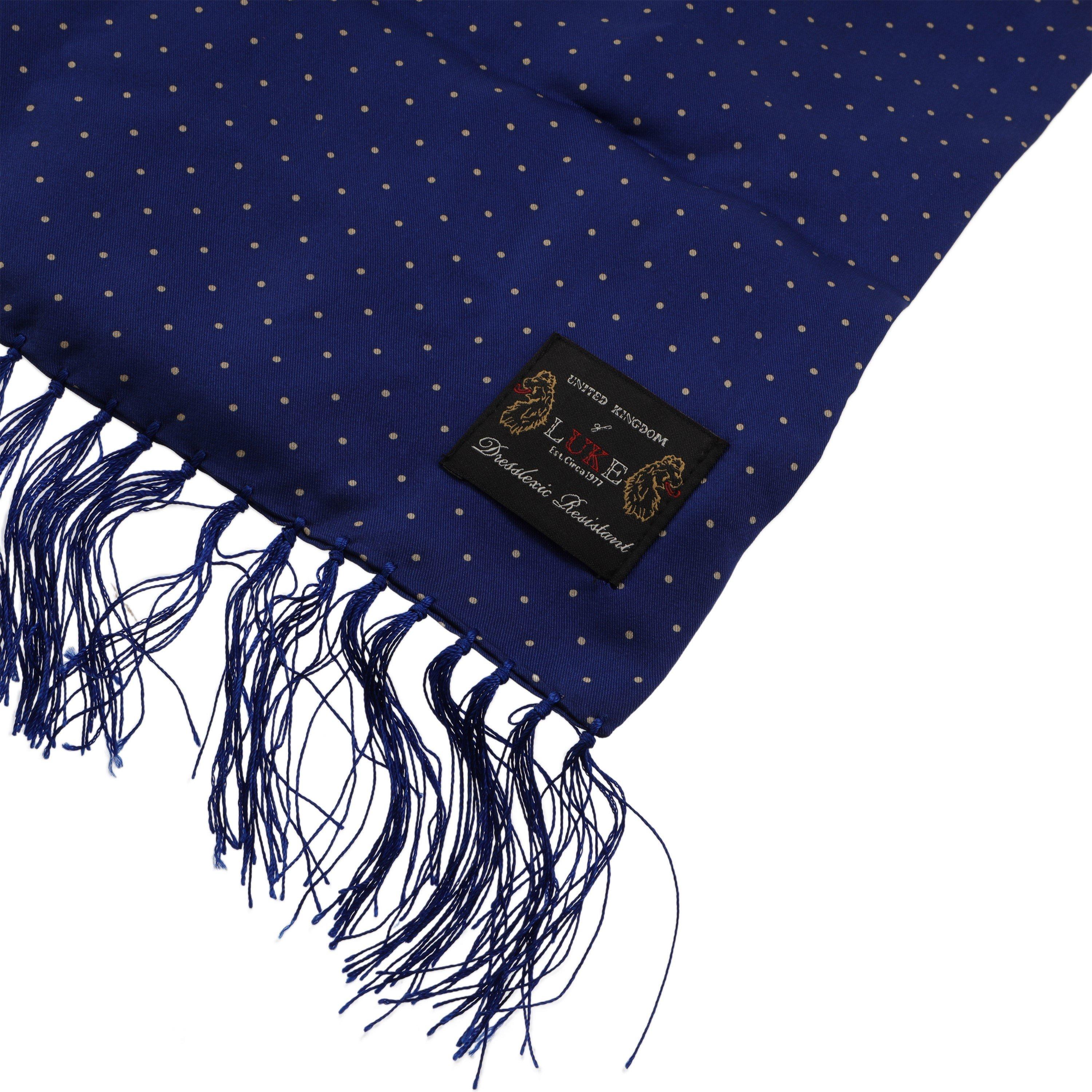 Royal Blue Mix - Luke - Men's Midweight Scarf - 2