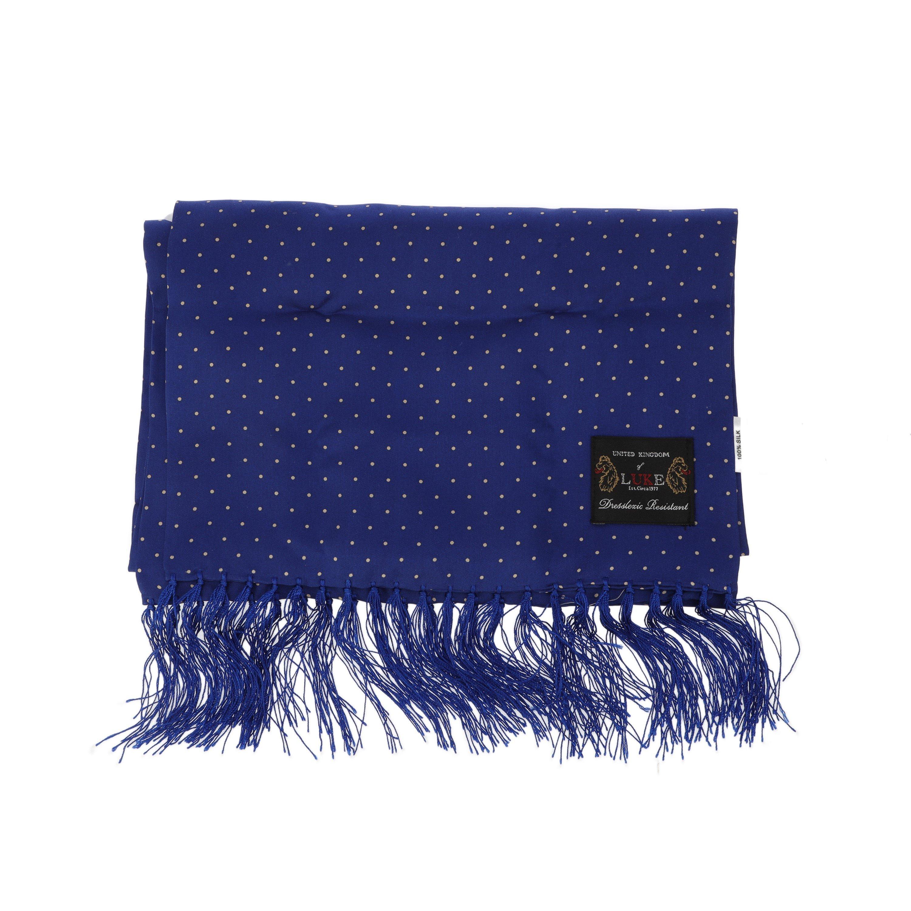 Royal Blue Mix - Luke - Men's Midweight Scarf - 5