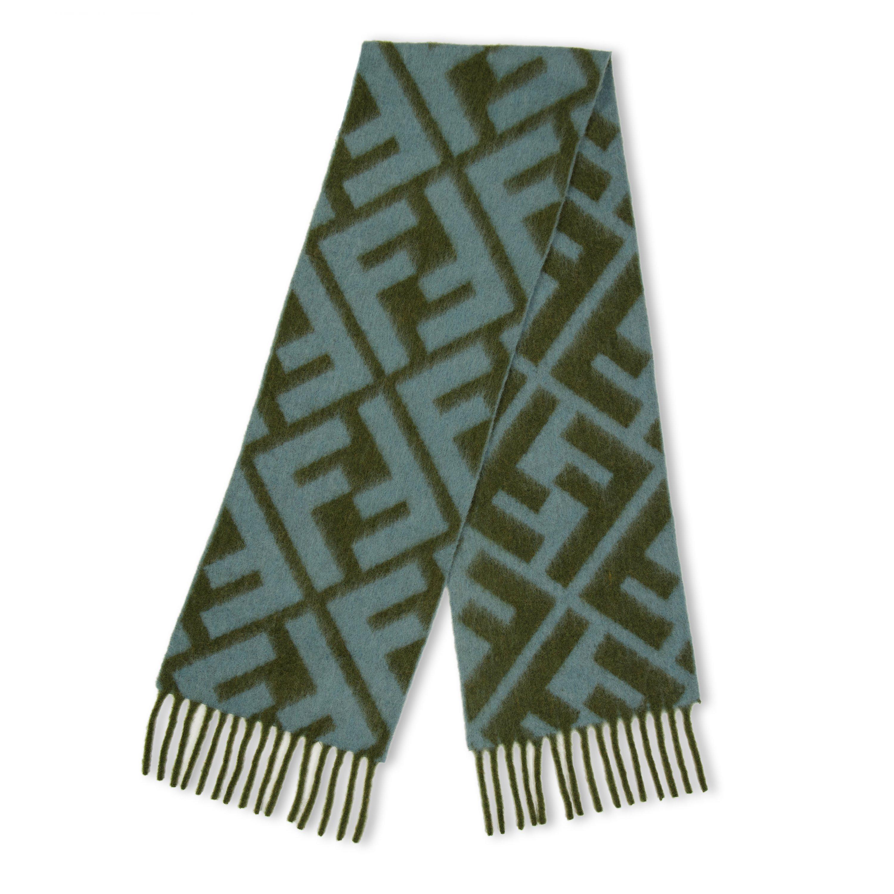 Fendi Women's Alpaca Midweight Scarf - Verde Macha