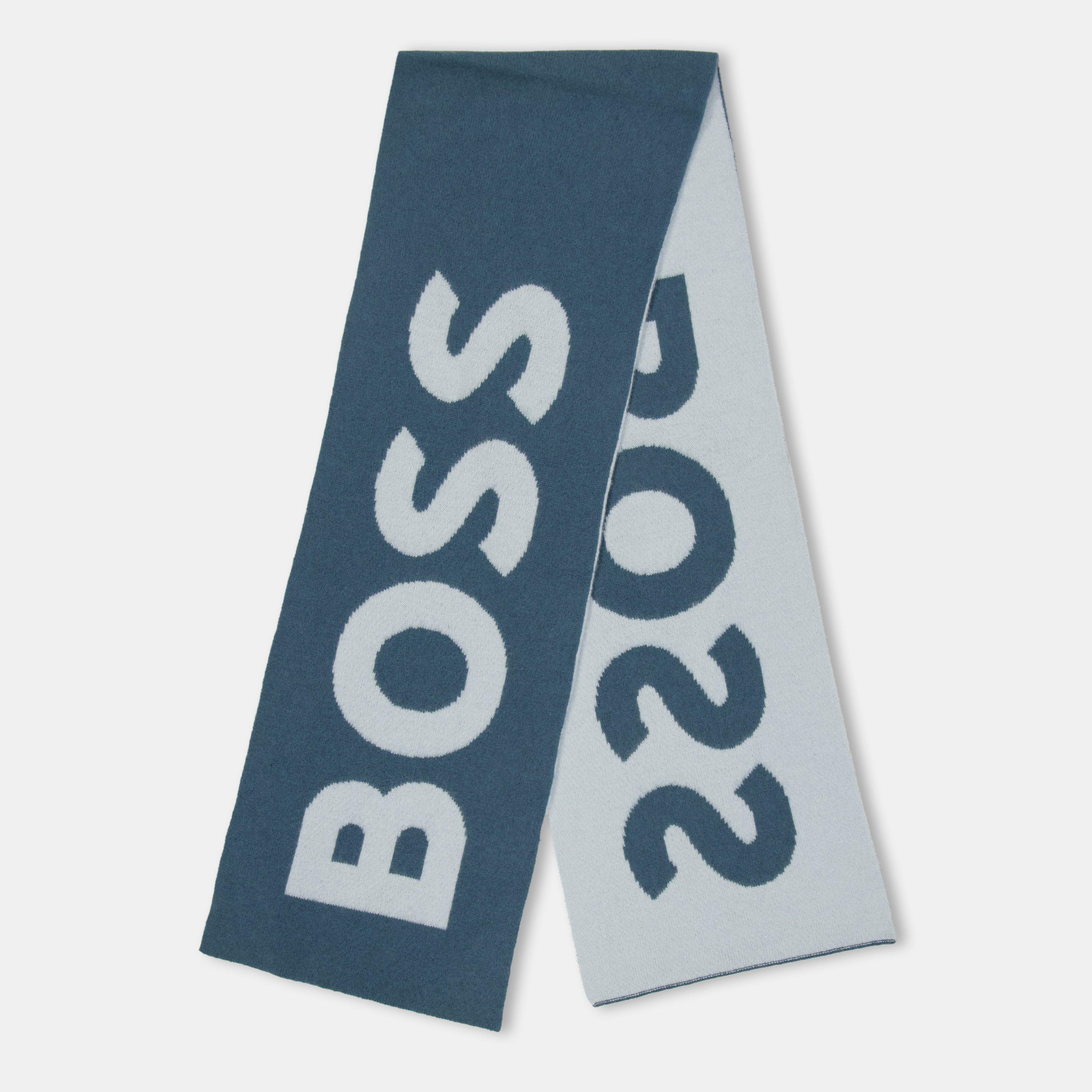 Turq/Aqua - Boss - Men's Feodoro Midweight Scarf - 1