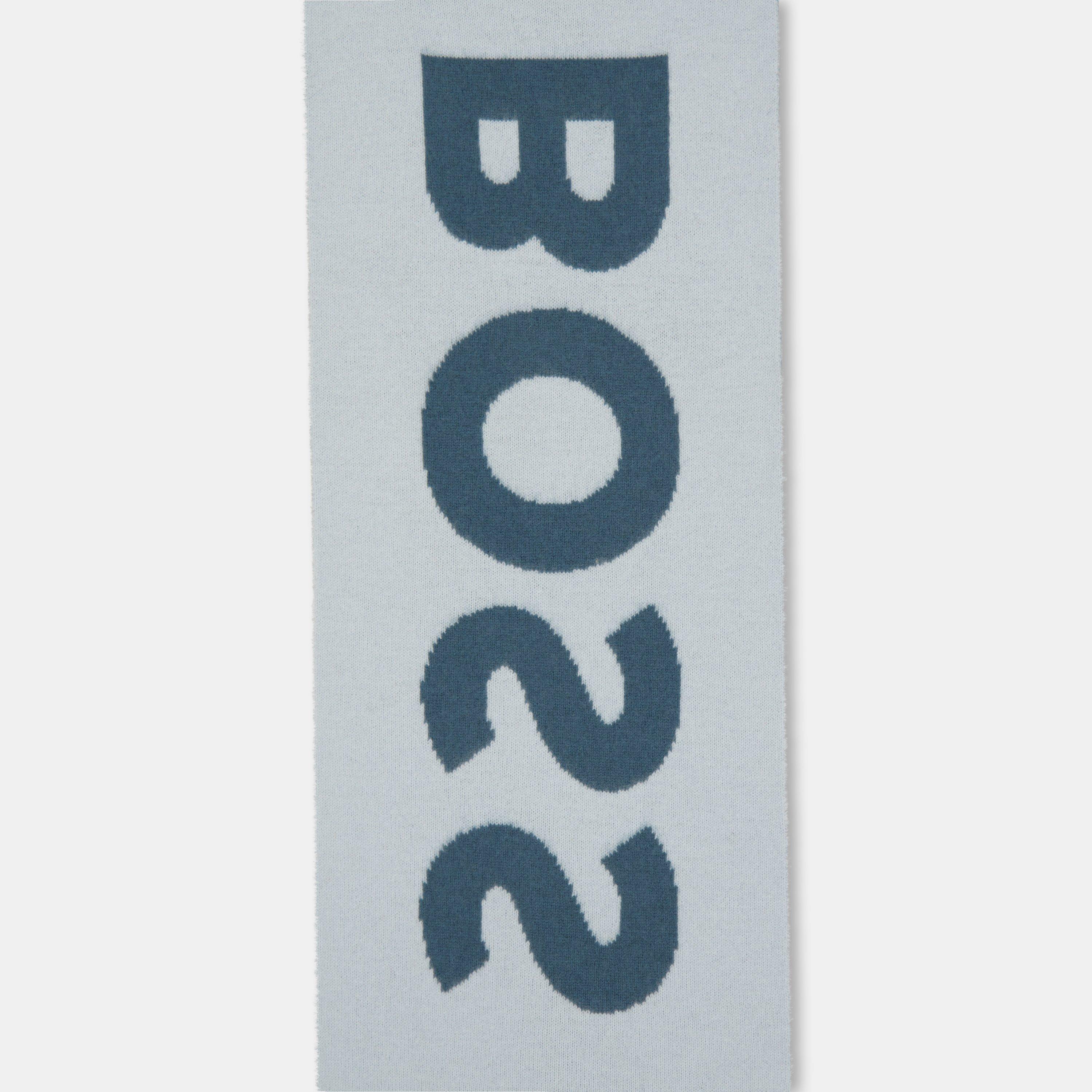 Turq/Aqua - Boss - Men's Feodoro Midweight Scarf - 2