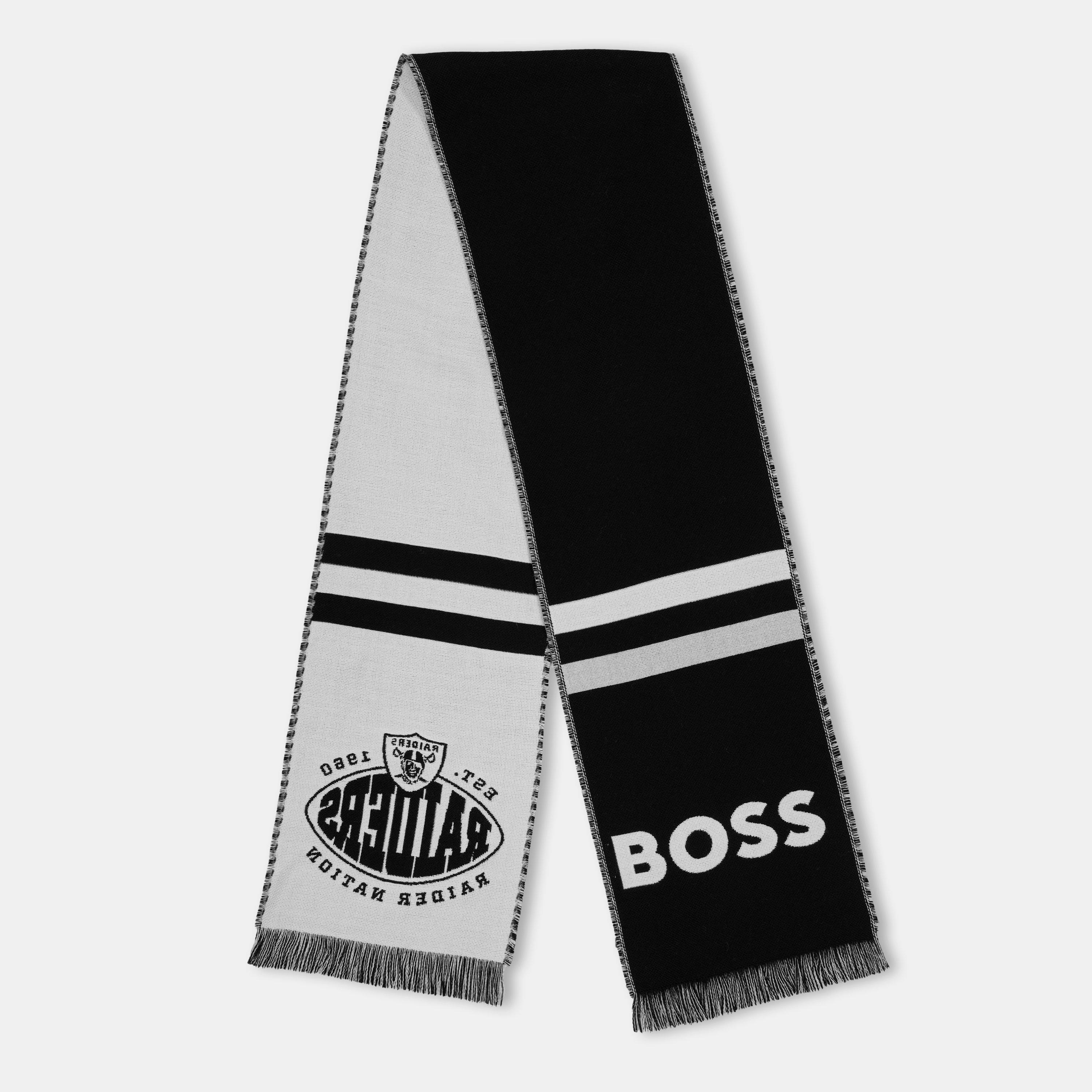 Boss Men's Lasvegas Stylish Scarf - Black