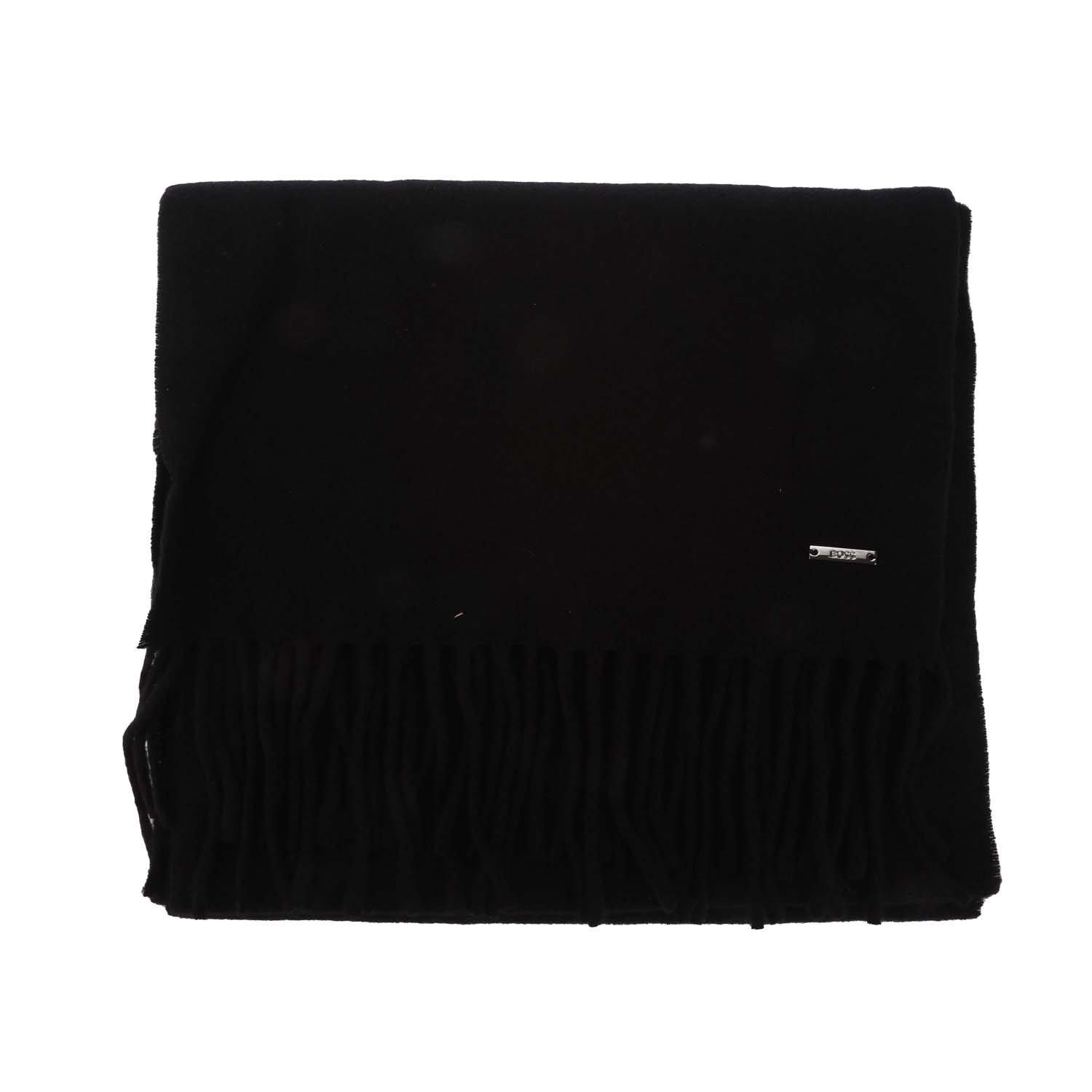 Black - Boss - Men's Styven Midweight Scarf - 1