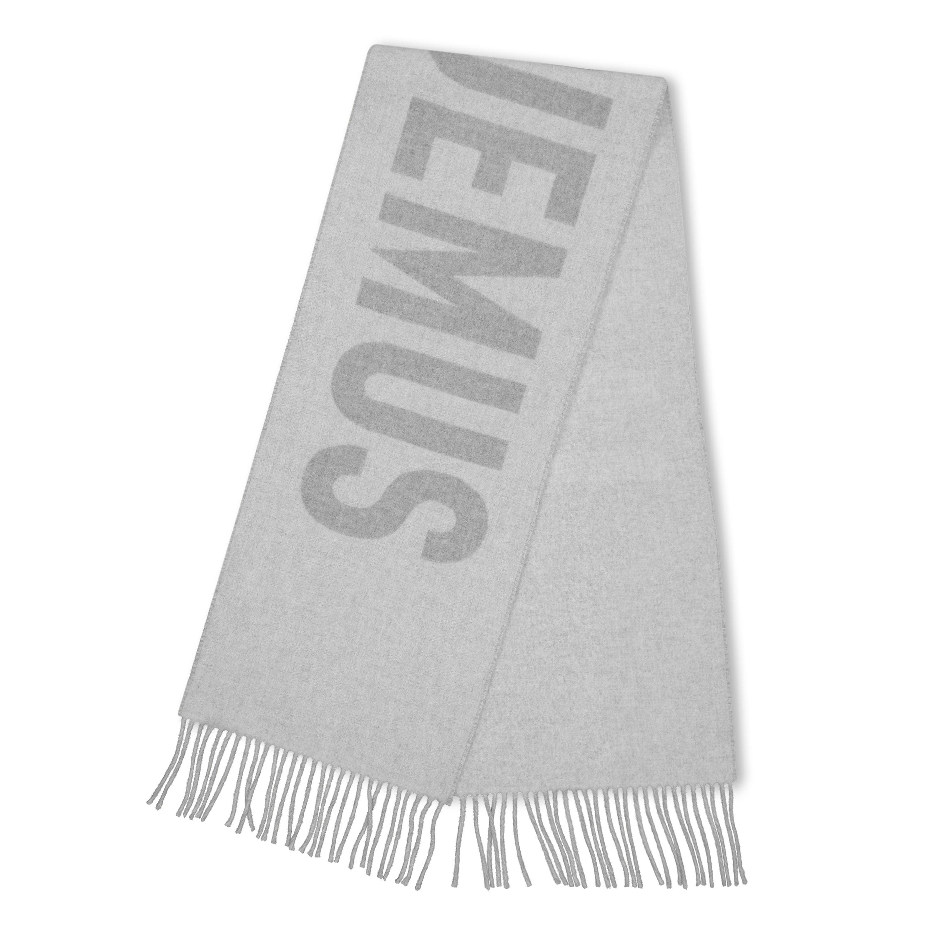 GREY - Jacquemus - Women's Wool Jacquard Midweight Scarf - 1