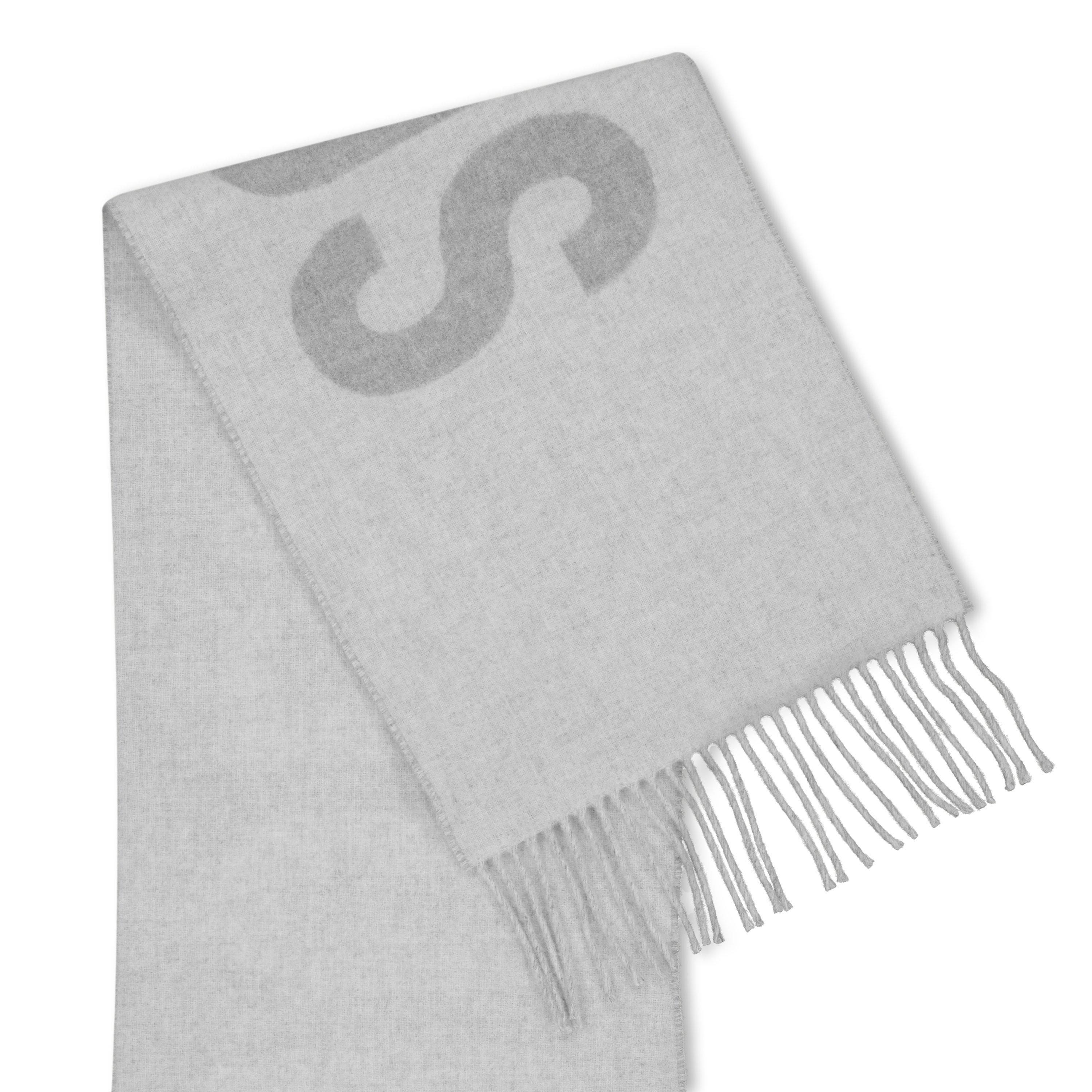 GREY - Jacquemus - Women's Wool Jacquard Midweight Scarf - 3