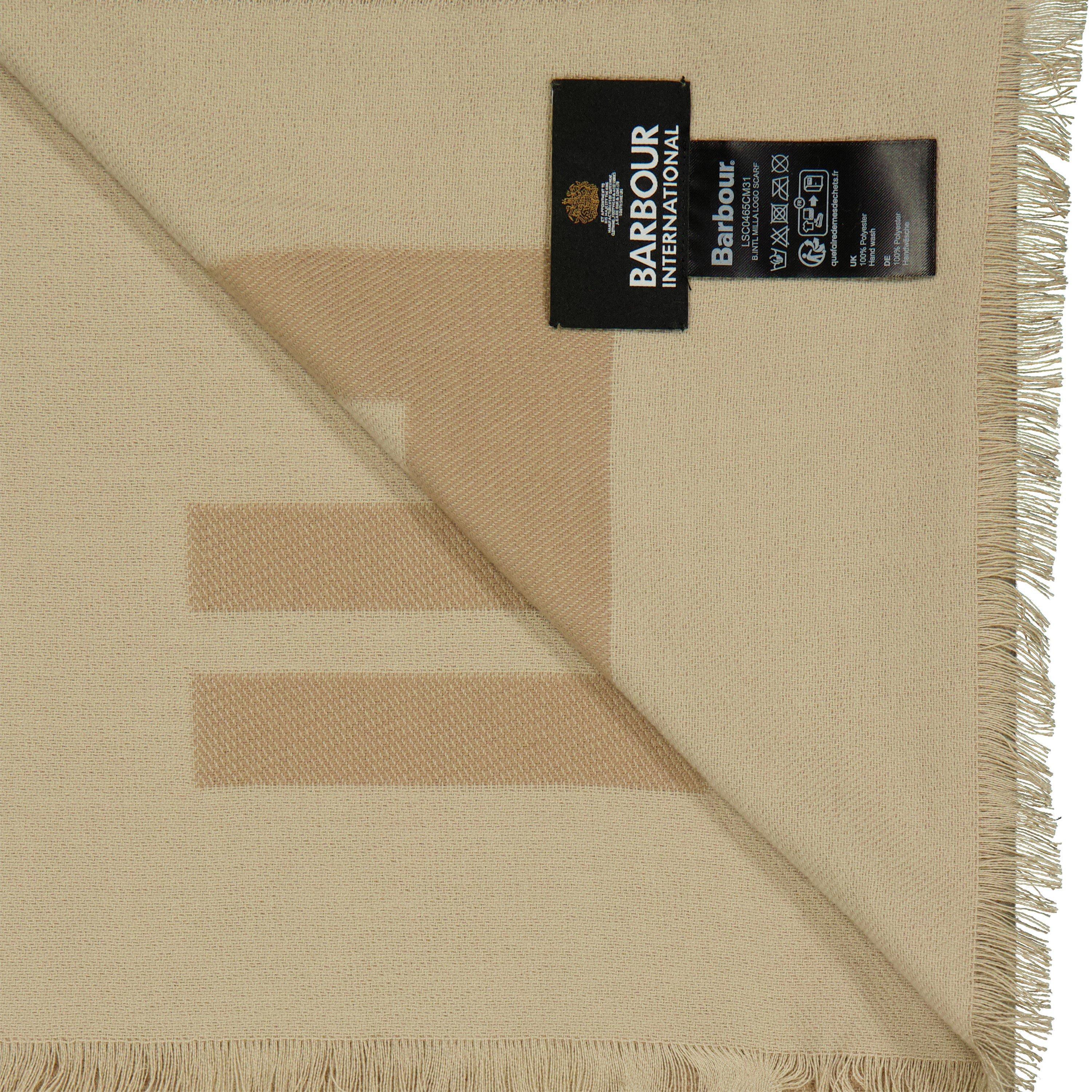 Camel - Barbour International - Milla Logo Wrap Scarf - 2
