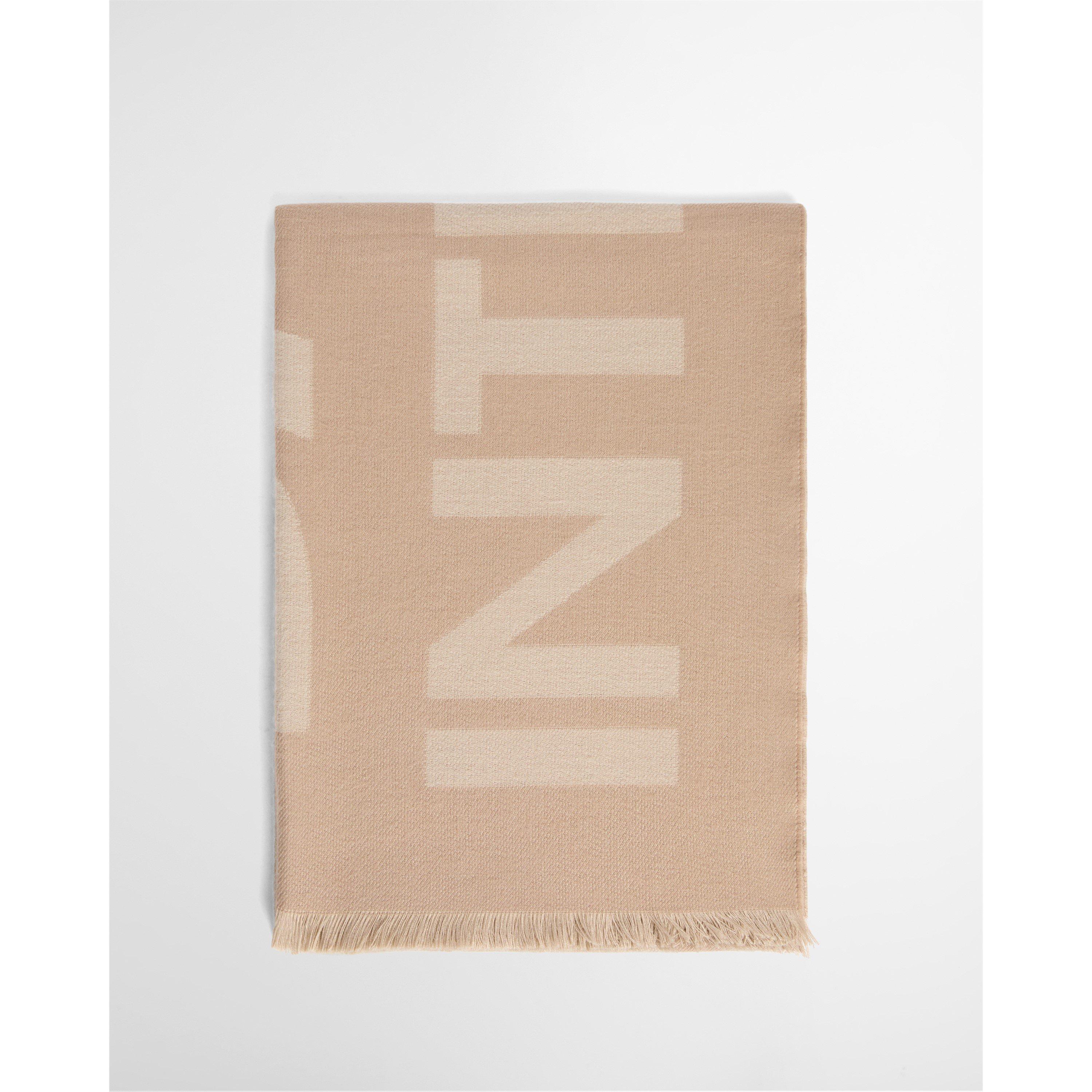 Camel - Barbour International - Milla Logo Wrap Scarf - 5