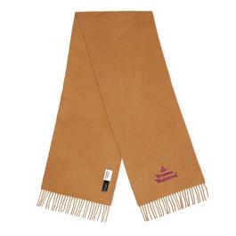 Vivienne Westwood Logo-Embroidered Wool Scarf