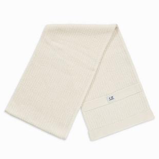 Gauze White - CP Company - Lambswool Scarf - 1