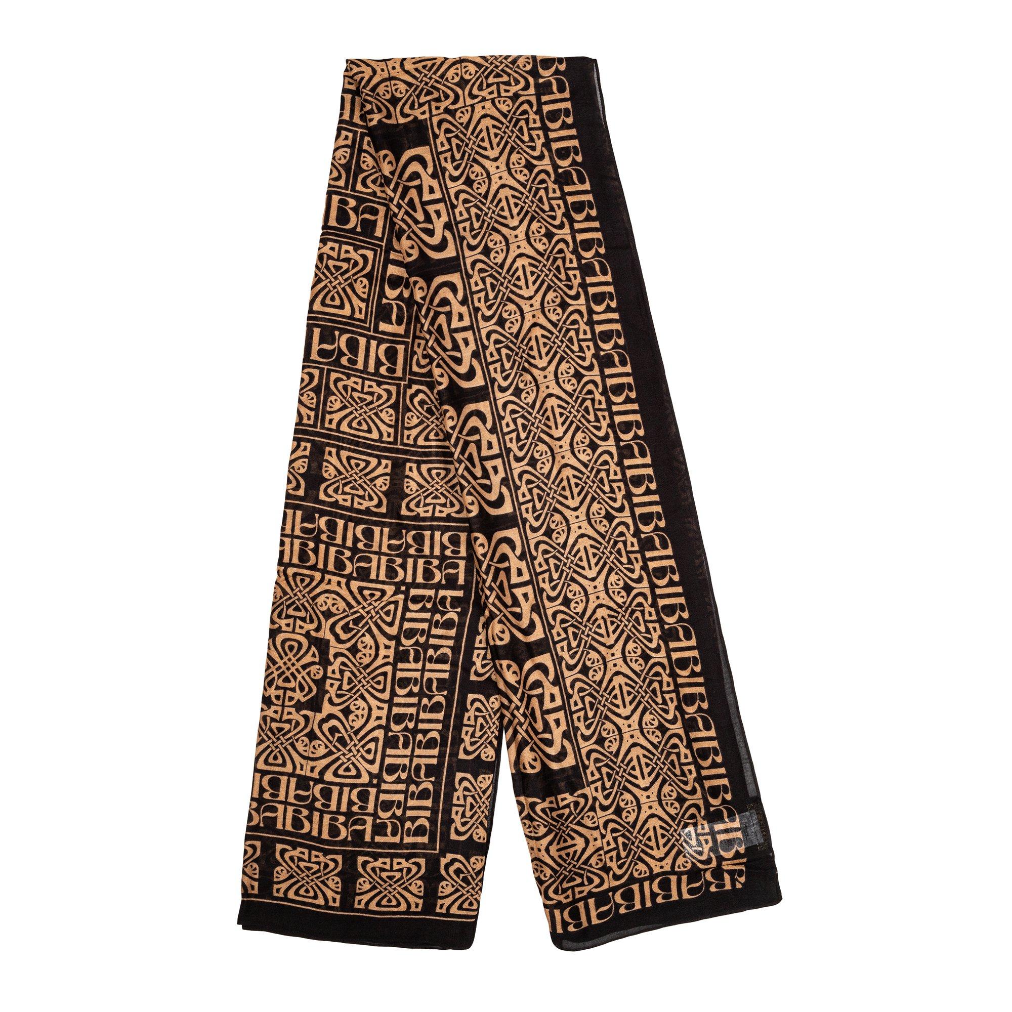 Biba Women's Blair Logo Scarf - Black/Gold