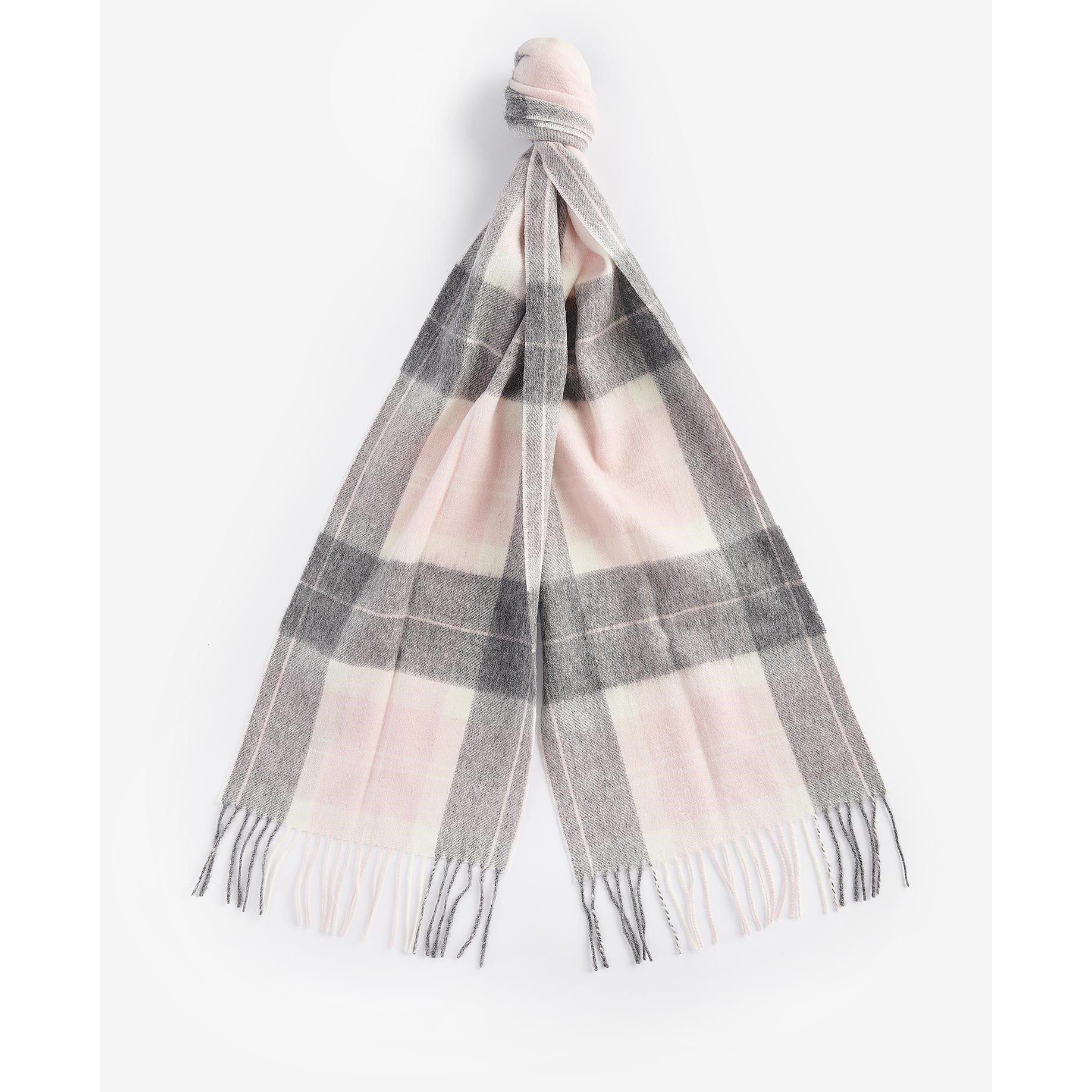 Barbour Women's Tartan Scarf - Pink/Grey