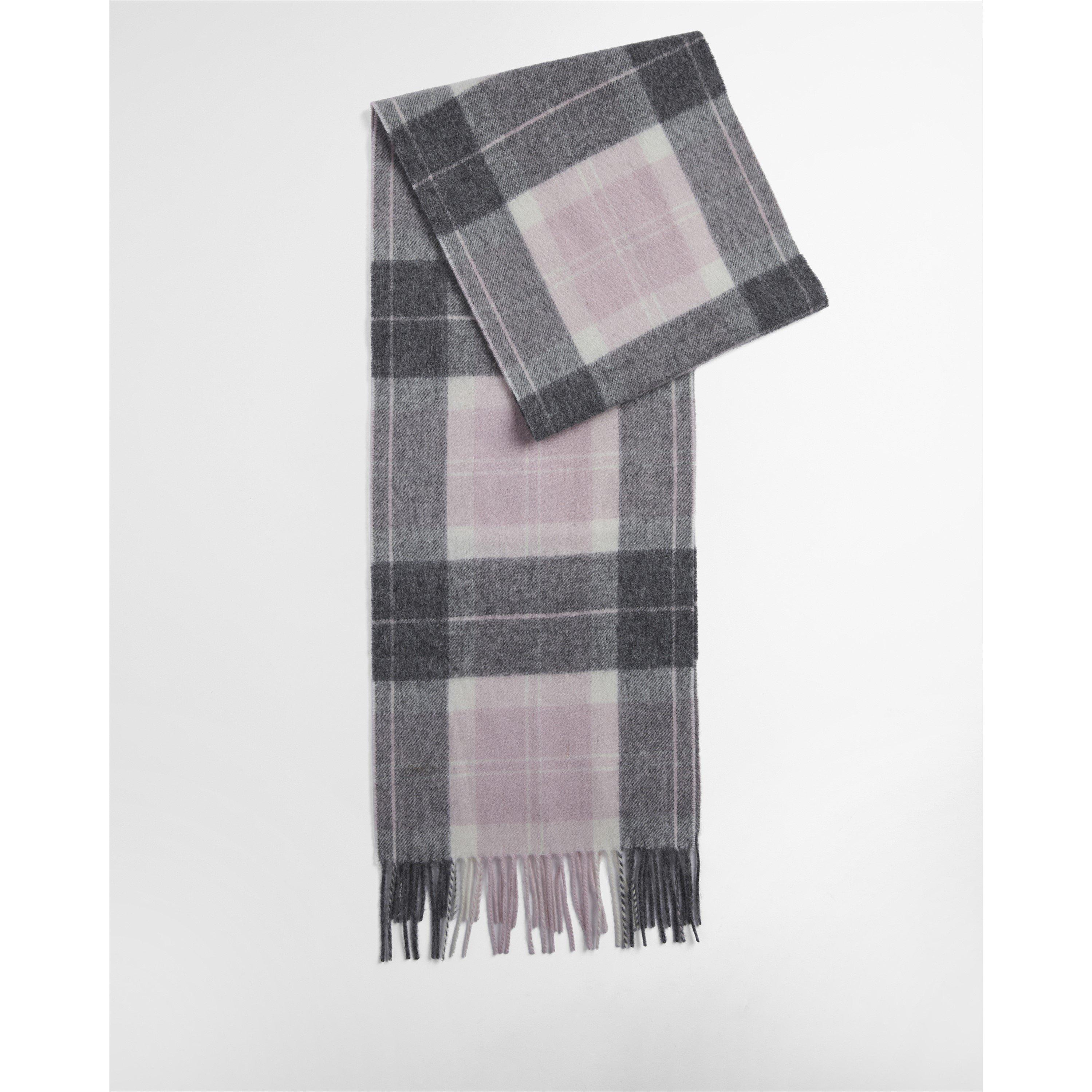 Pink/Grey - Barbour - Tartan Scarf - 2