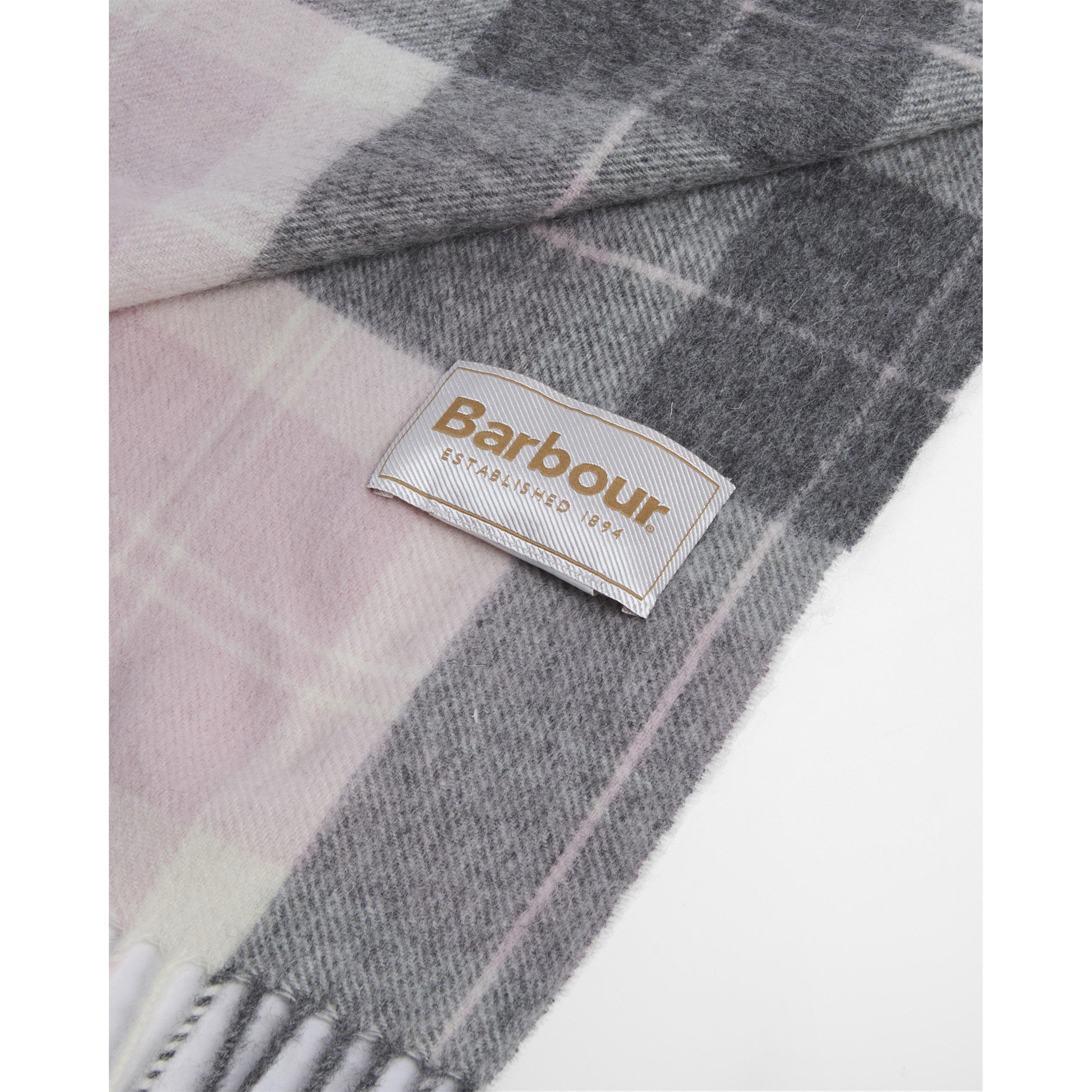Pink/Grey - Barbour - Tartan Scarf - 3