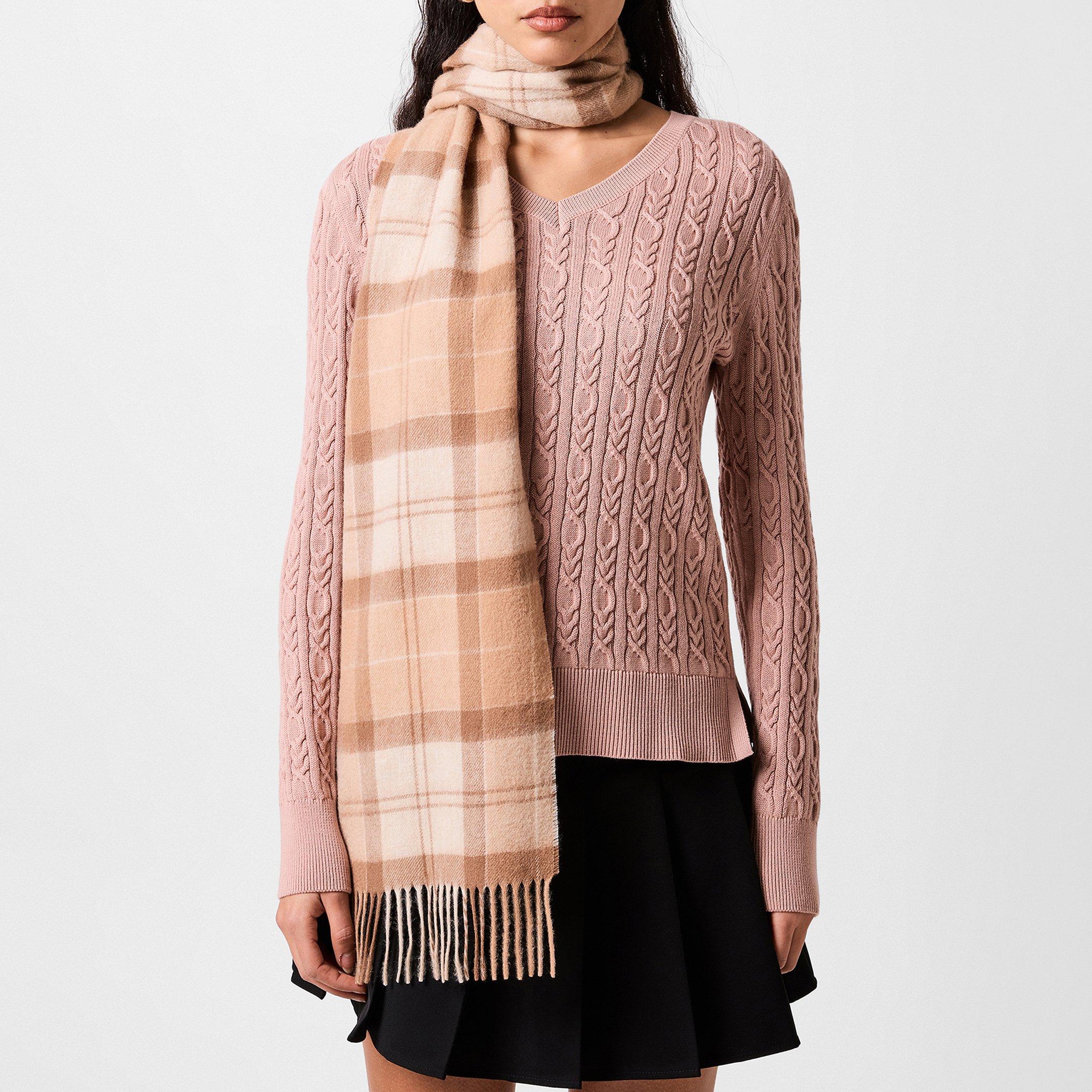 Camel - Barbour - Tartan Scarf - 2