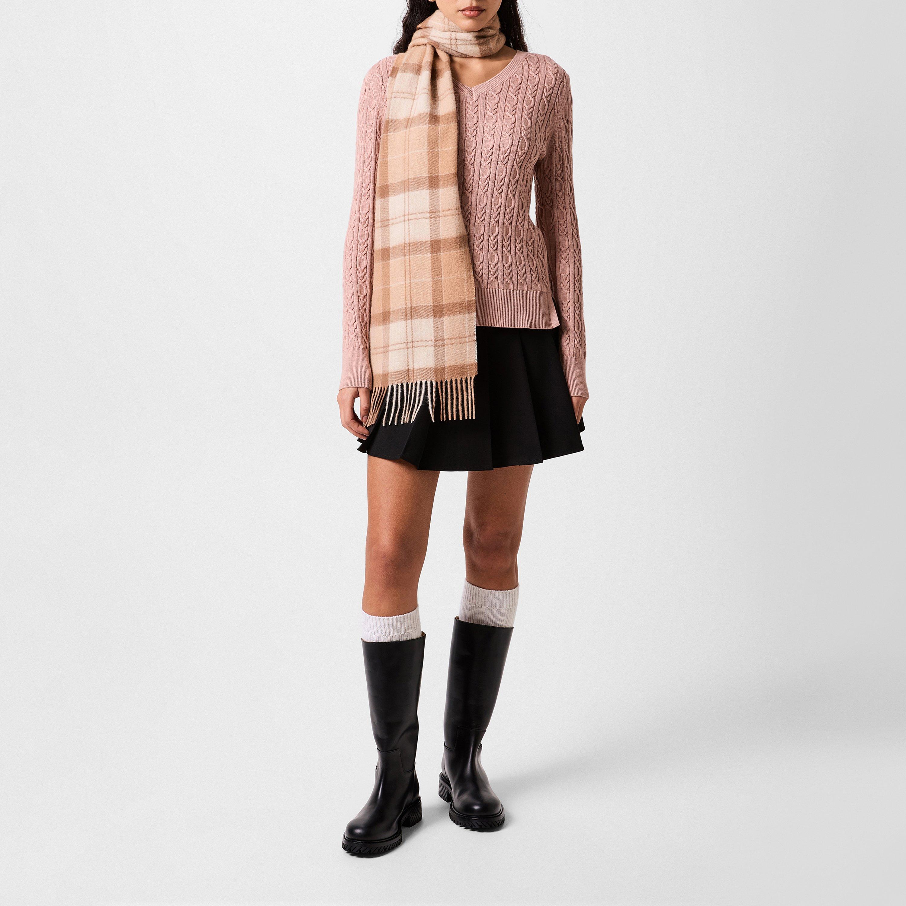 Camel - Barbour - Tartan Scarf - 3