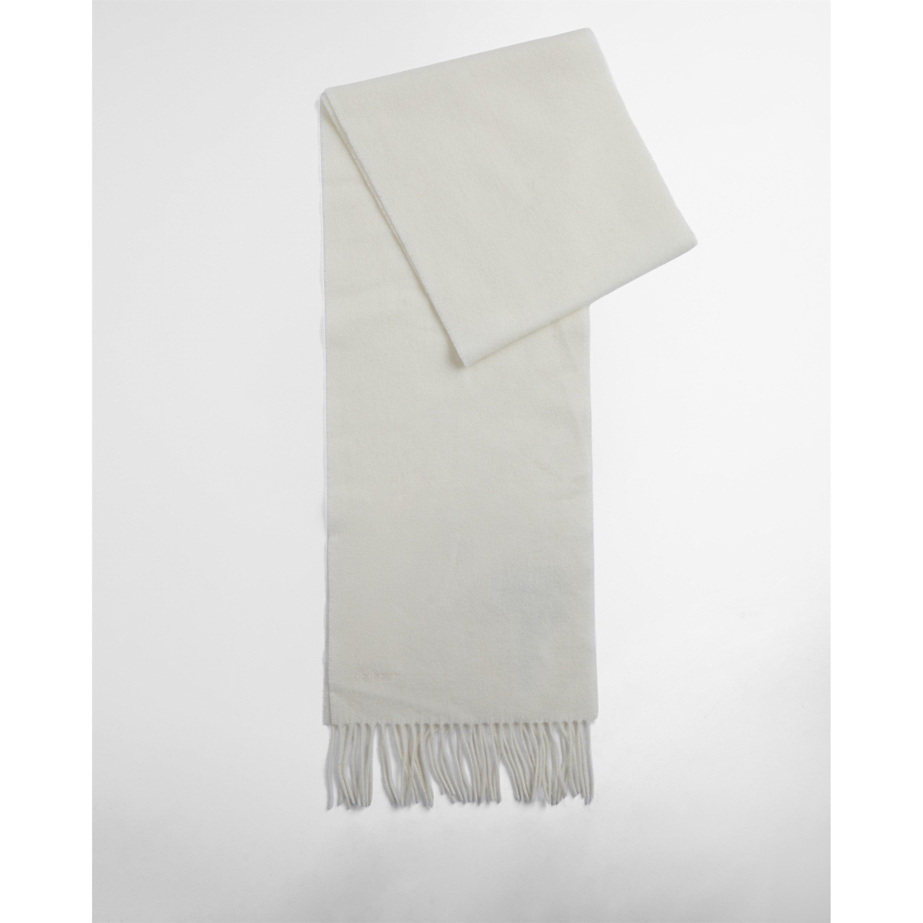 Cream - Barbour - Lambswool Woven Scarf - 2
