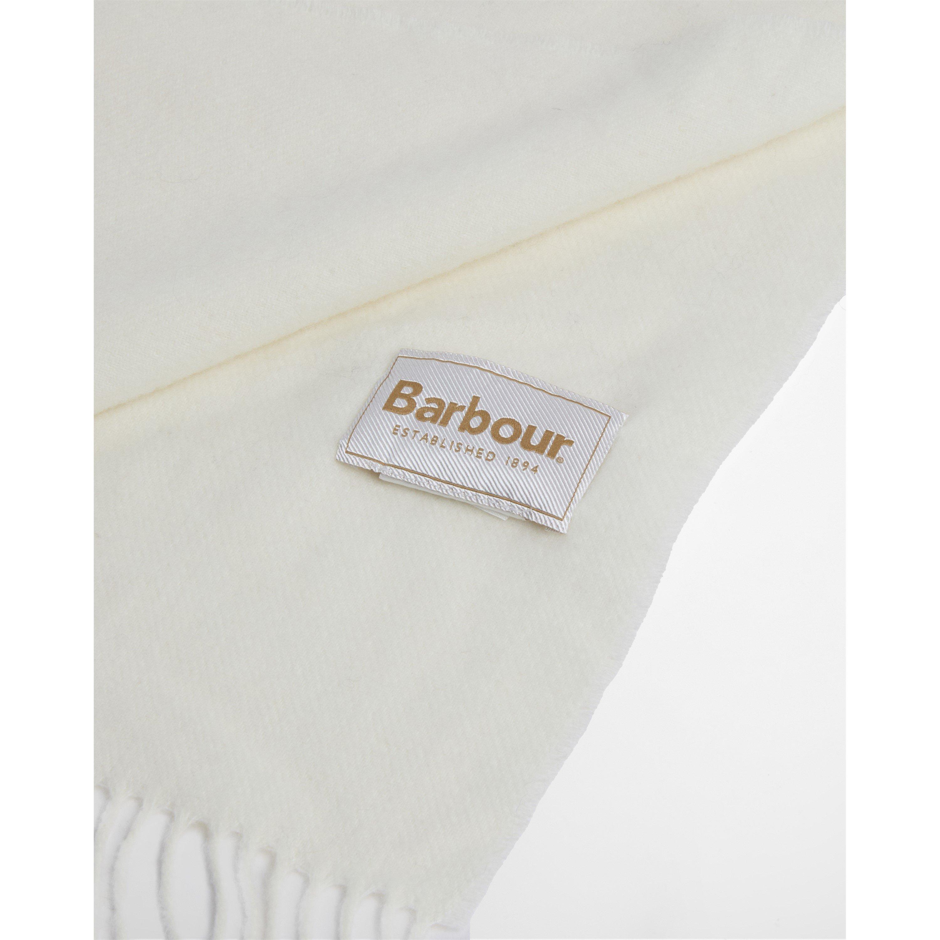 Cream - Barbour - Lambswool Woven Scarf - 4