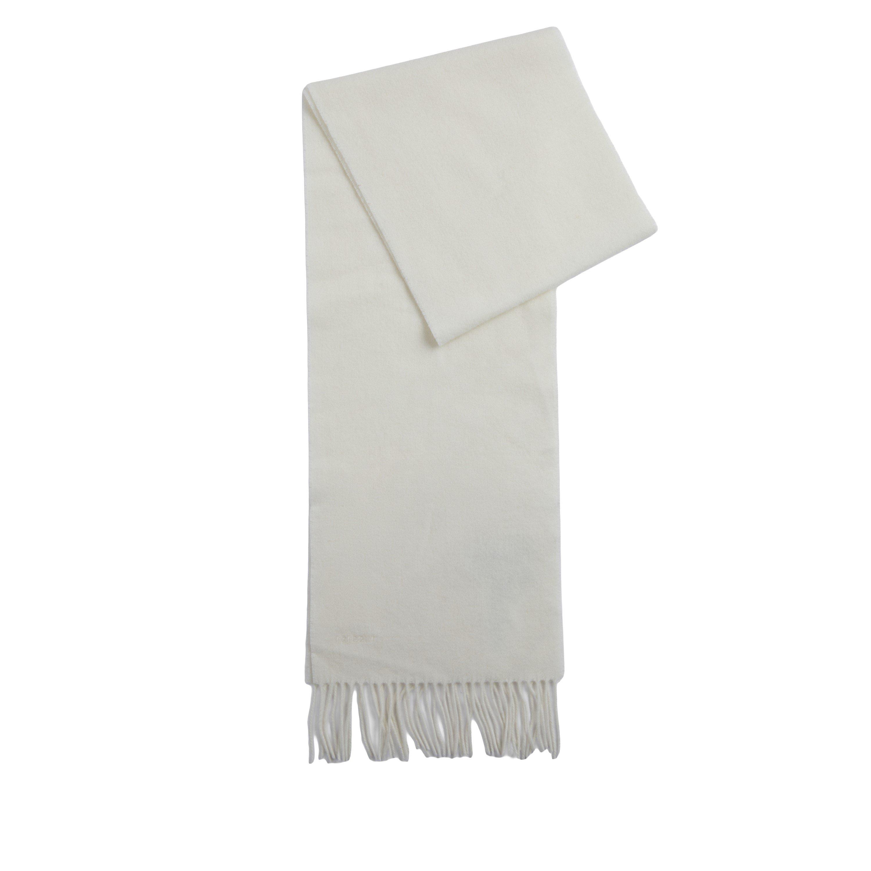 Cream - Barbour - Lambswool Woven Scarf - 5
