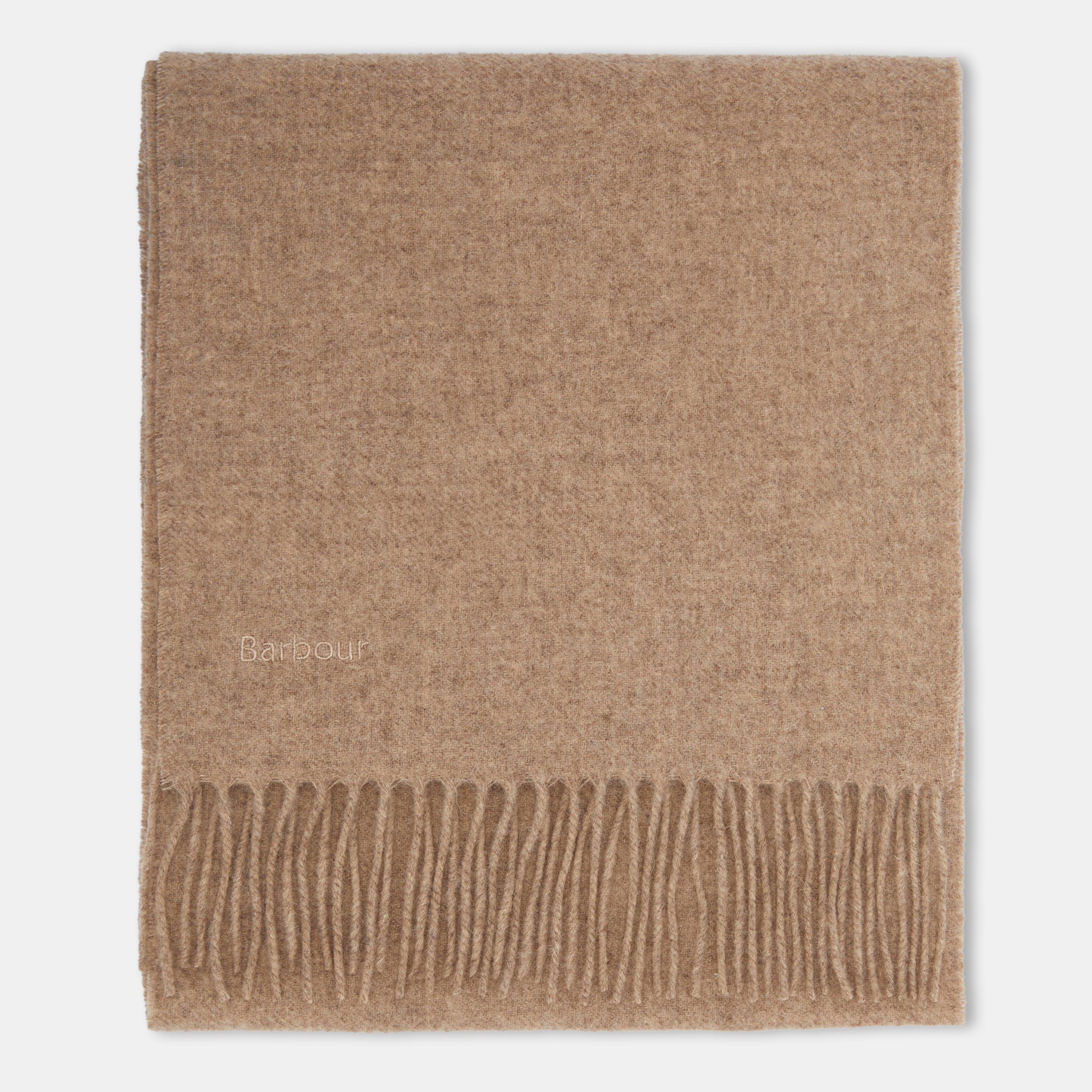 Oatmeal - Barbour - Lambswool Woven Scarf - 2